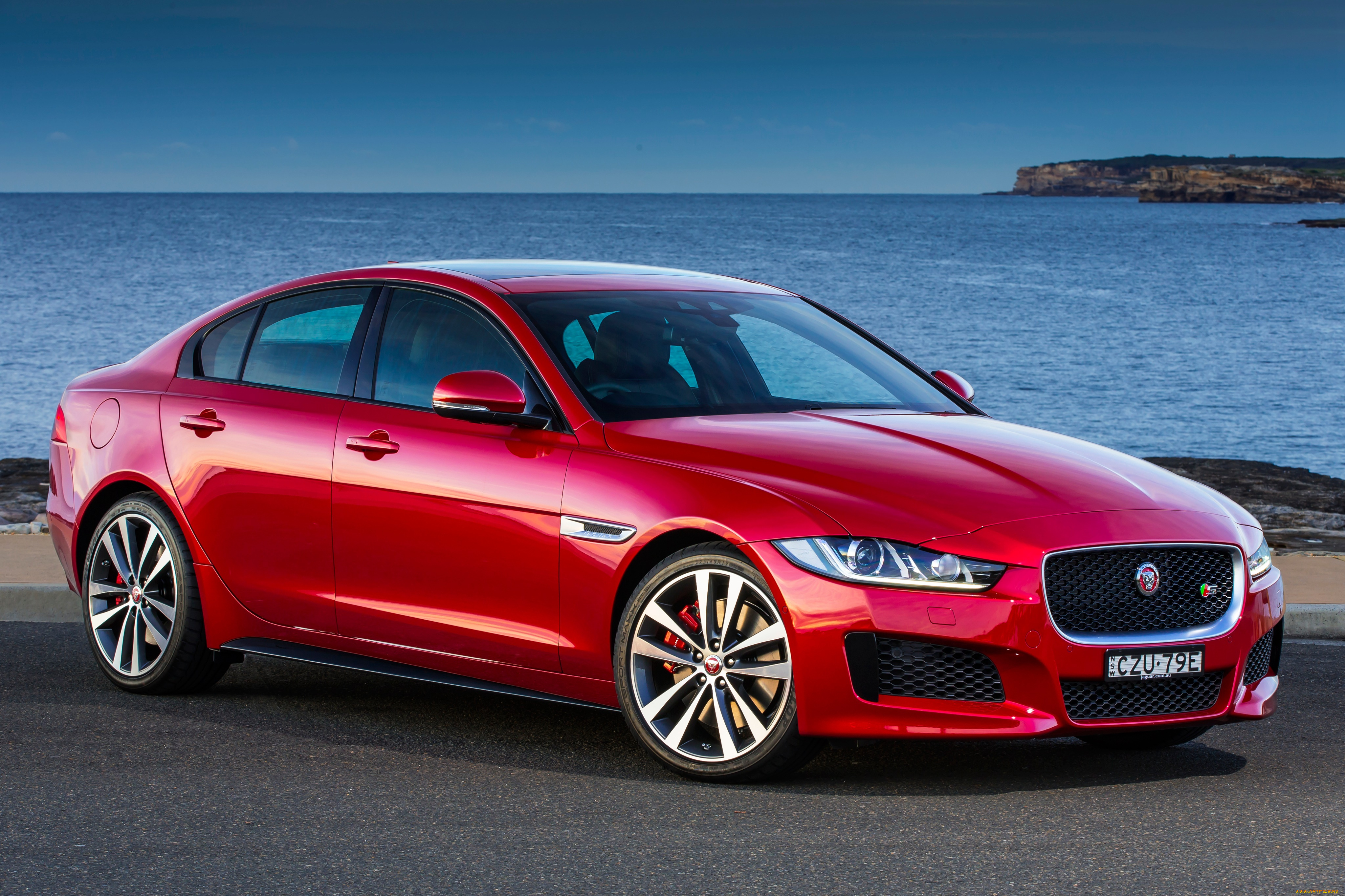 автомобили, jaguar, красный, 2015г, au-spec, xe, s