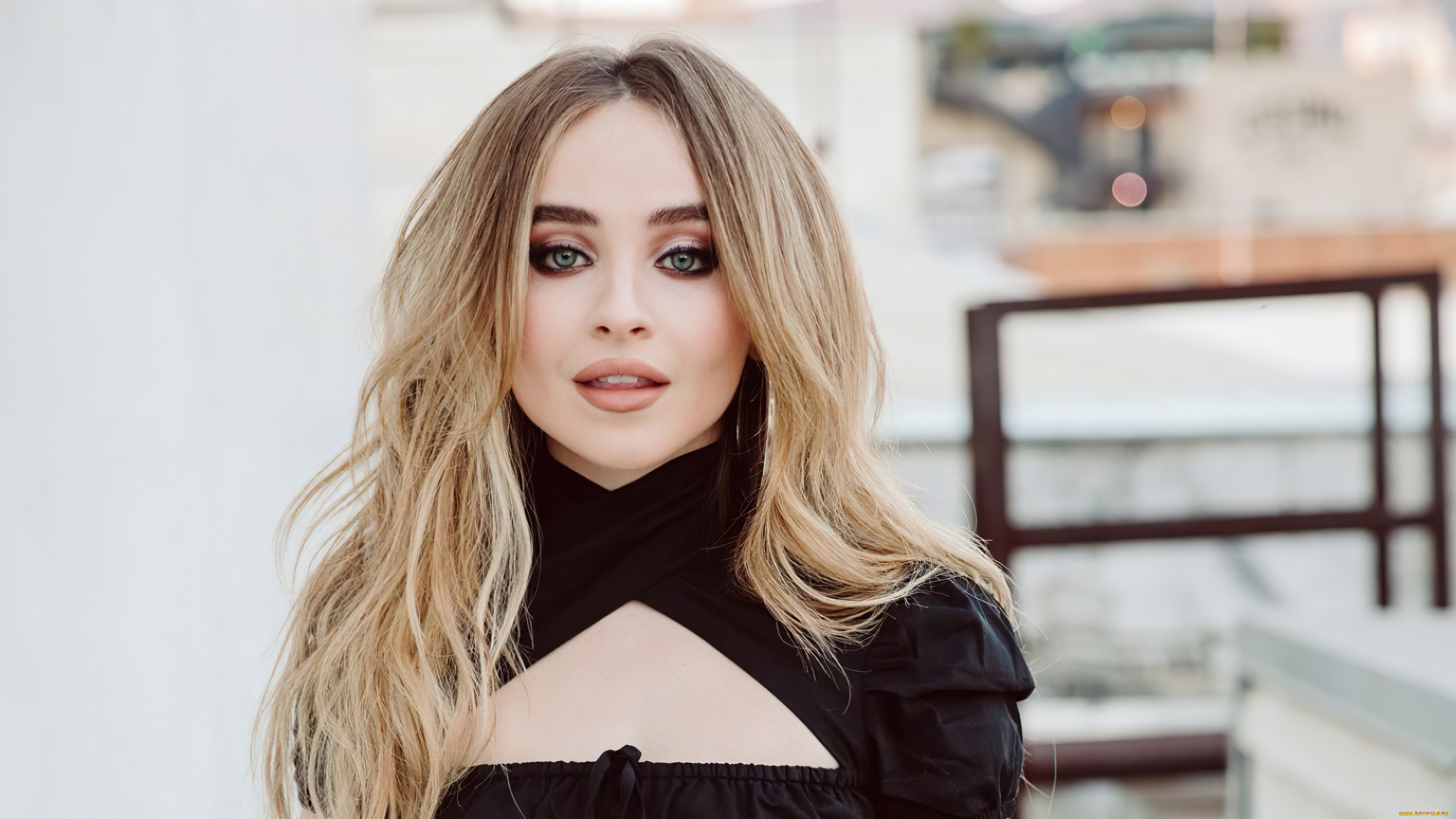 девушки, sabrina, carpenter, блондинка, лицо