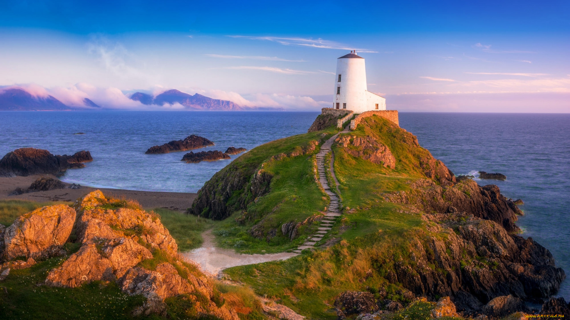 llanddwyn, island, wales, uk, природа, маяки, llanddwyn, island