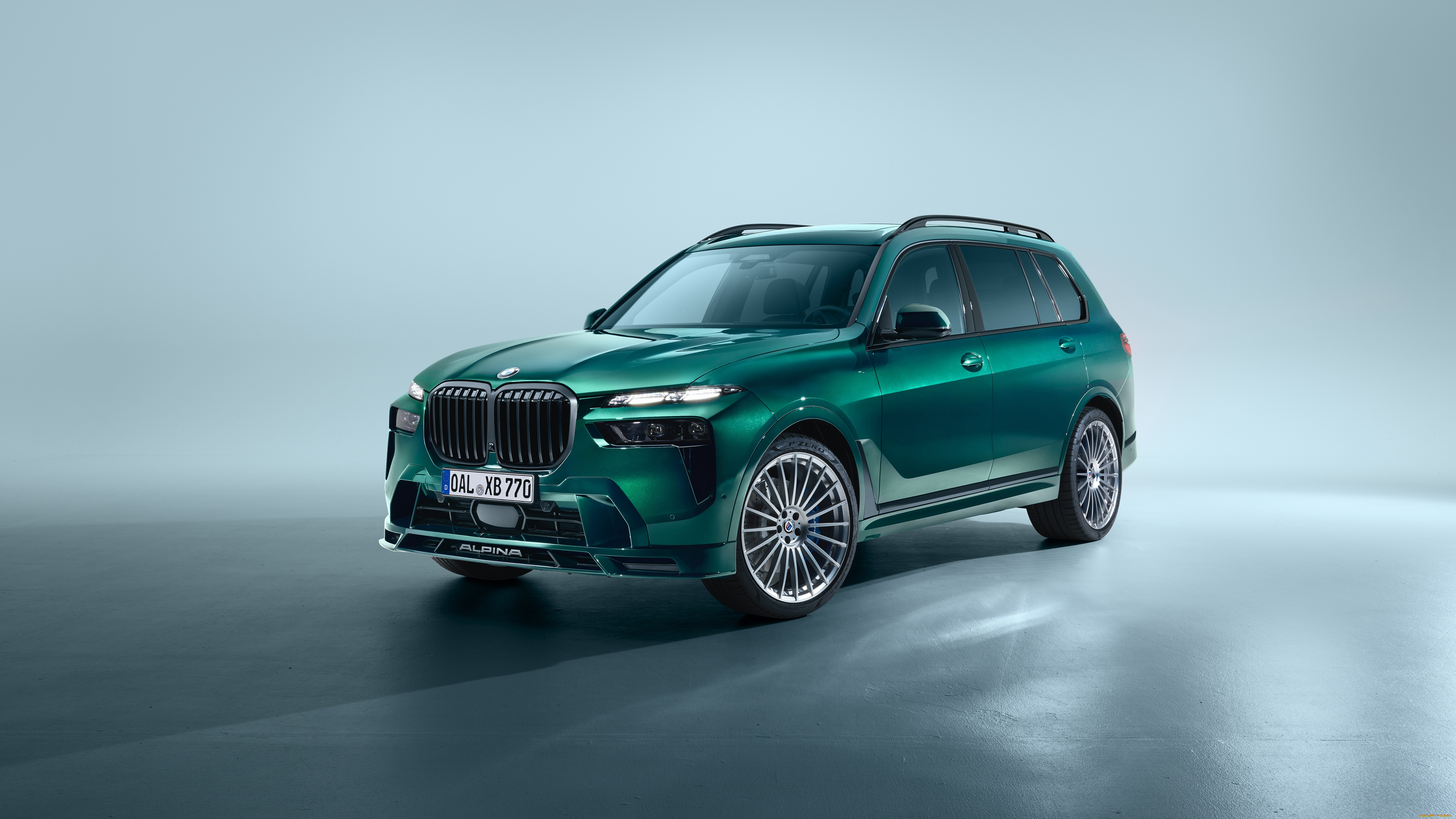 автомобили, bmw, x7, xb7, manufaktur, black, line, alpina, 2024