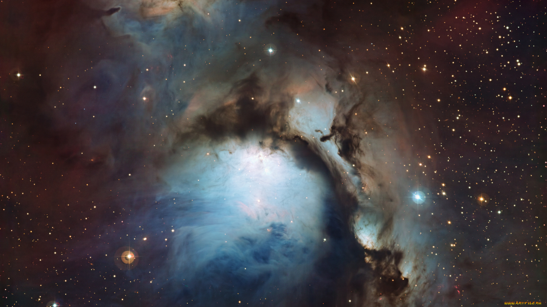 космос, галактики, туманности, туманность, m, 78, ngc, 2068, созвездие, орион