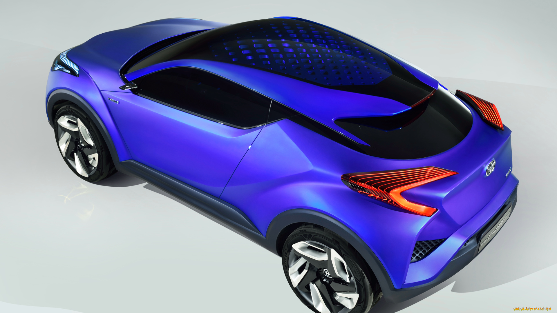 автомобили, toyota, синий, 2014г, concept, c-hr