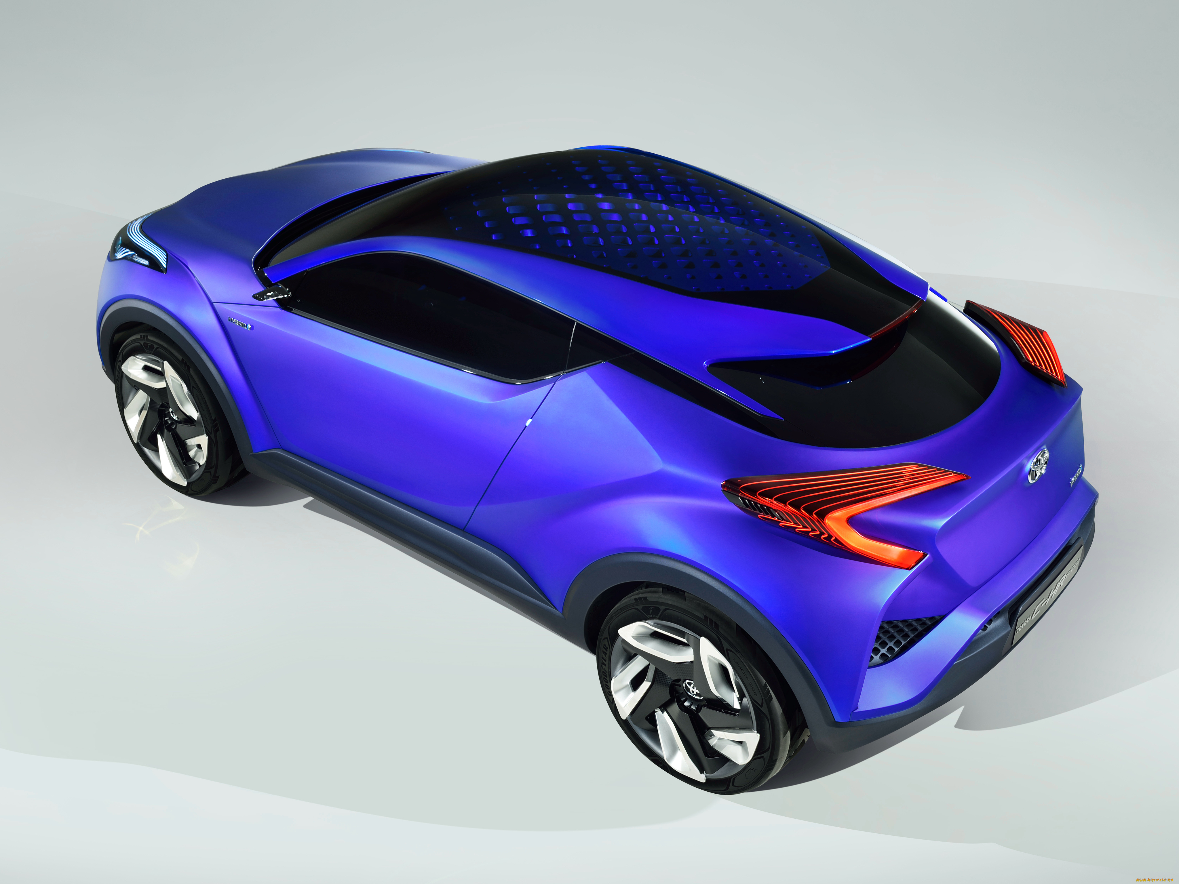 автомобили, toyota, синий, 2014г, concept, c-hr