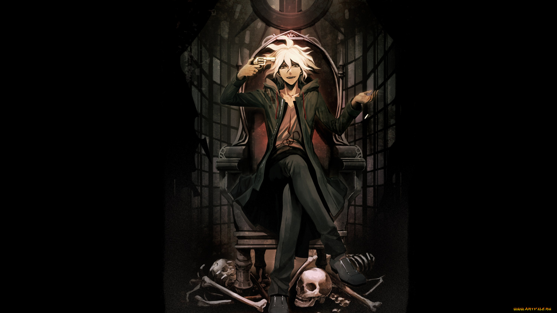 аниме, danganronpa, komaeda, nagito