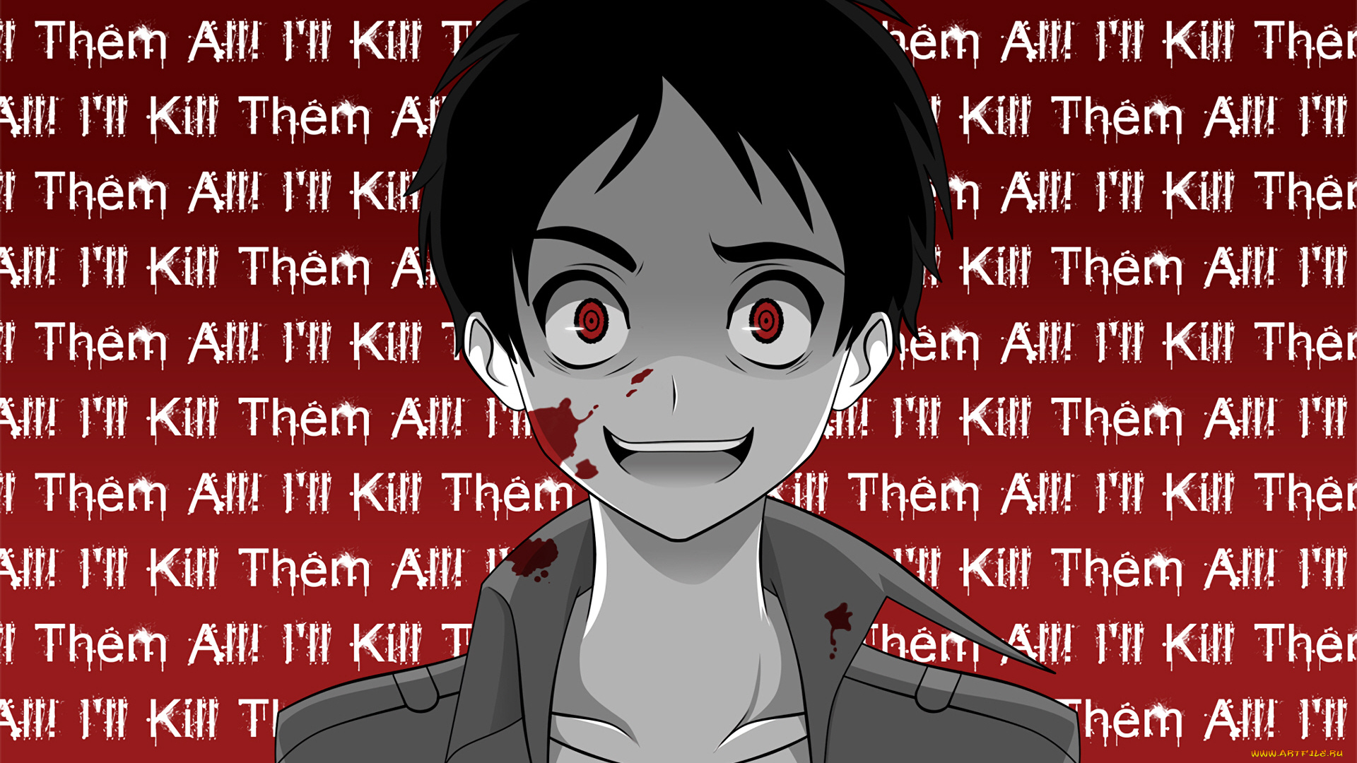 аниме, shingeki, no, kyojin, атака, титанов