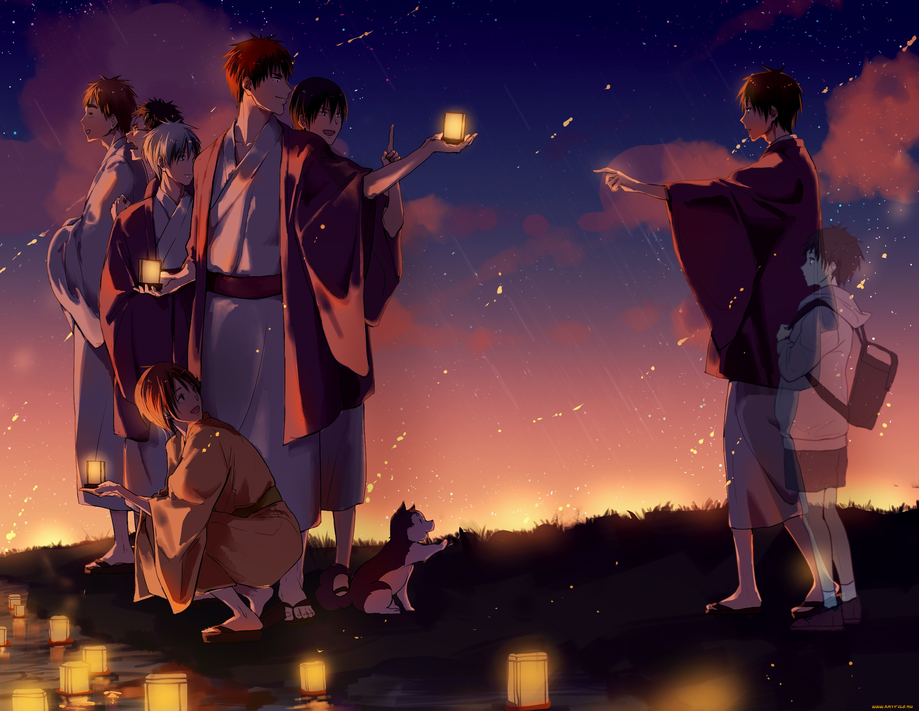 аниме, kuroko, no, baske, seirin, high