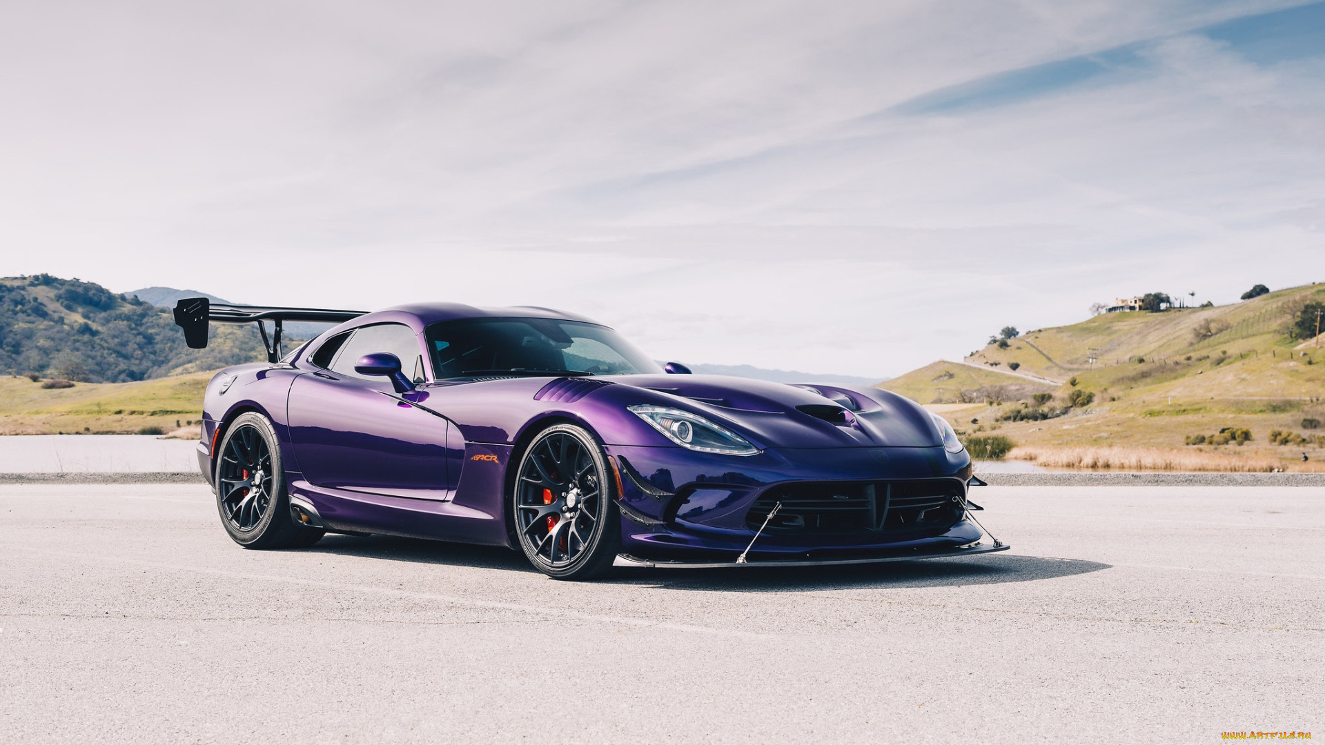 2019, dodge, viper, acr, автомобили, dodge, фиолетовый, американские, 2019, года, суперкары, viper, acr