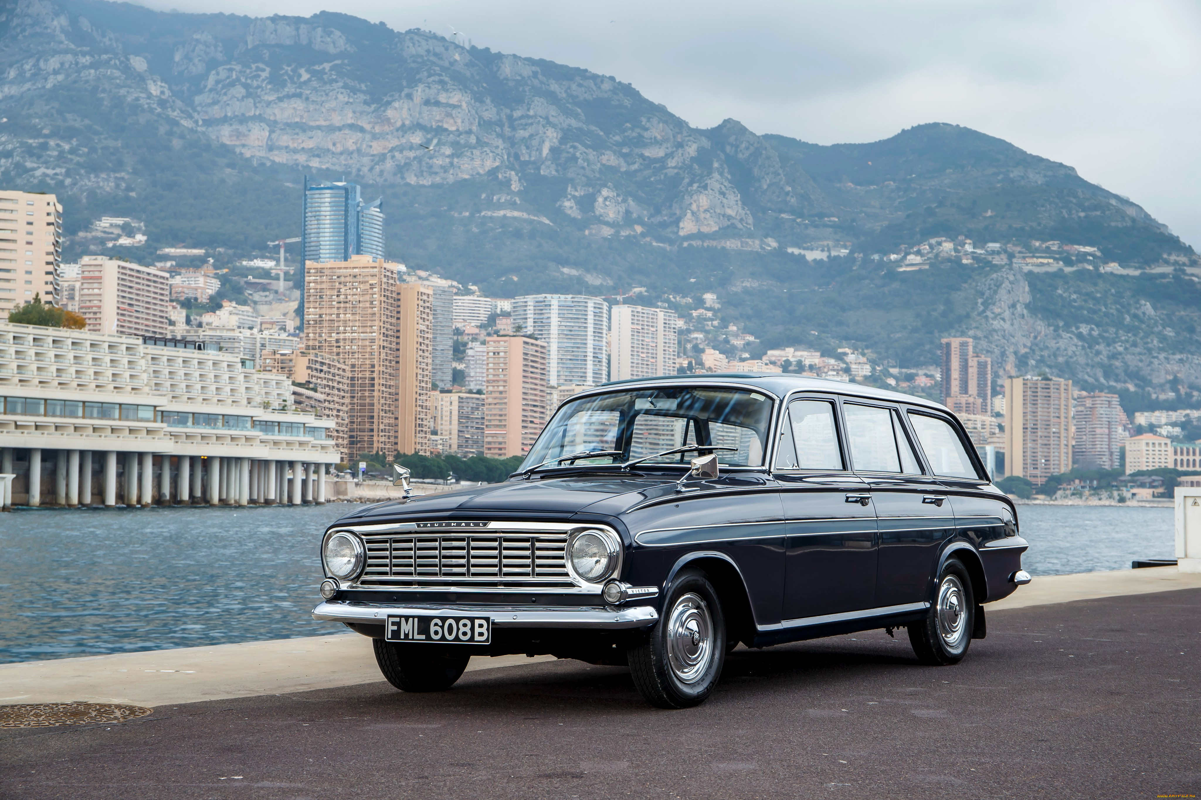 автомобили, vauxhall, 1961, 1964, victor, de, luxe, estate, fb, ретро, grey, metallic