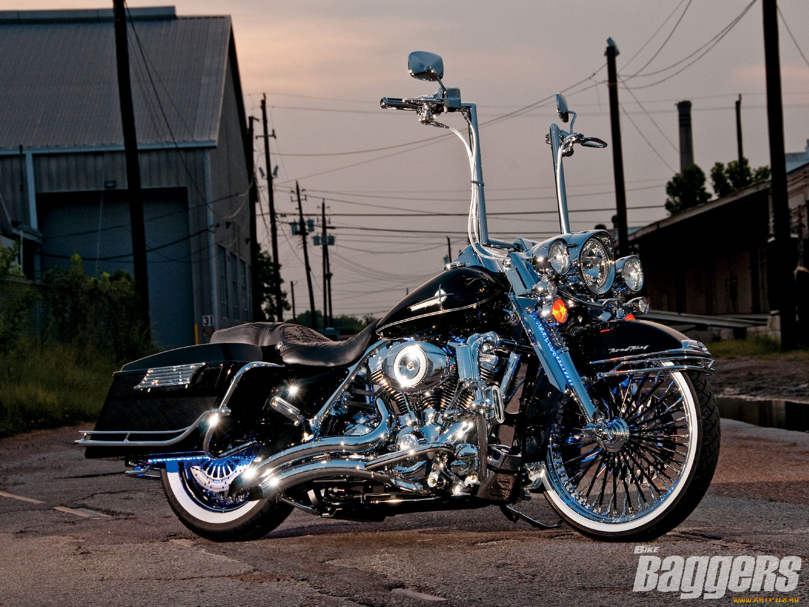 2007, harley, davidson, road, king, мотоциклы