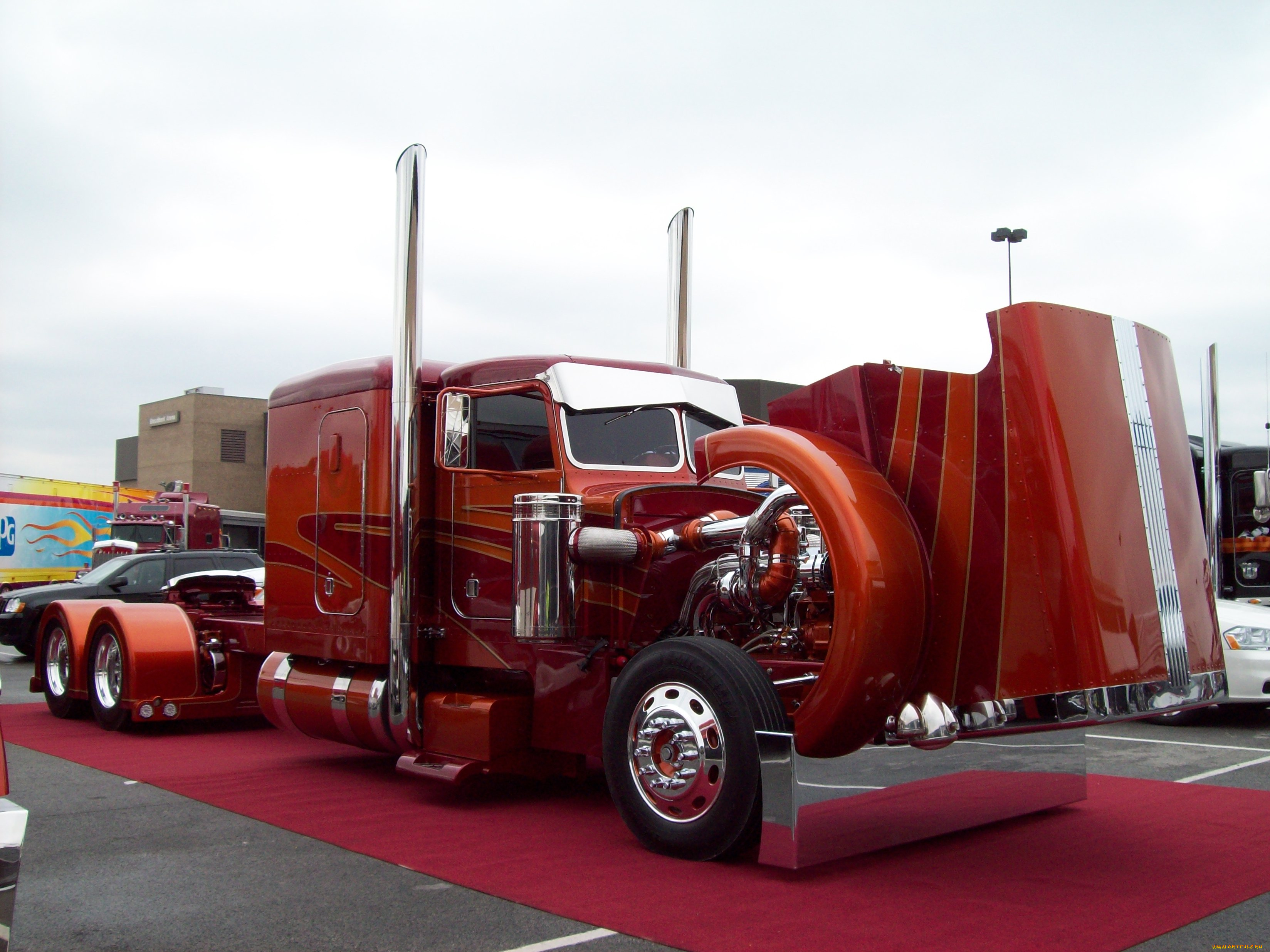 автомобили, peterbilt, капот