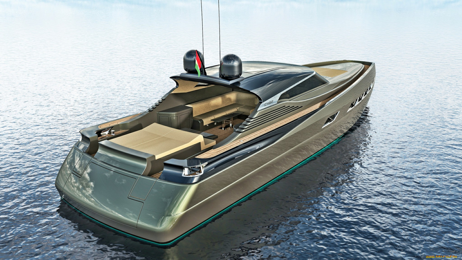 , yacht, 55`, ht, корабли, 3d, суперяхта