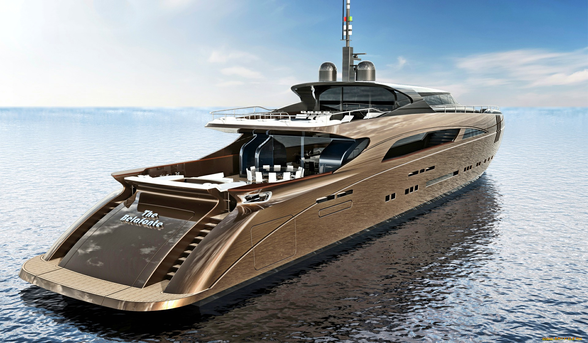 belafonte, , 50m, superyacht, корабли, 3d, суперяхта