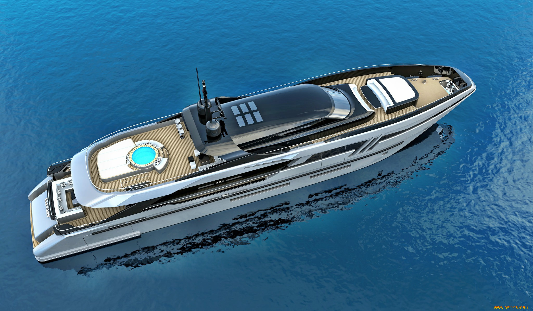 eldoris, , 43m, superyacht, корабли, 3d, суперяхта