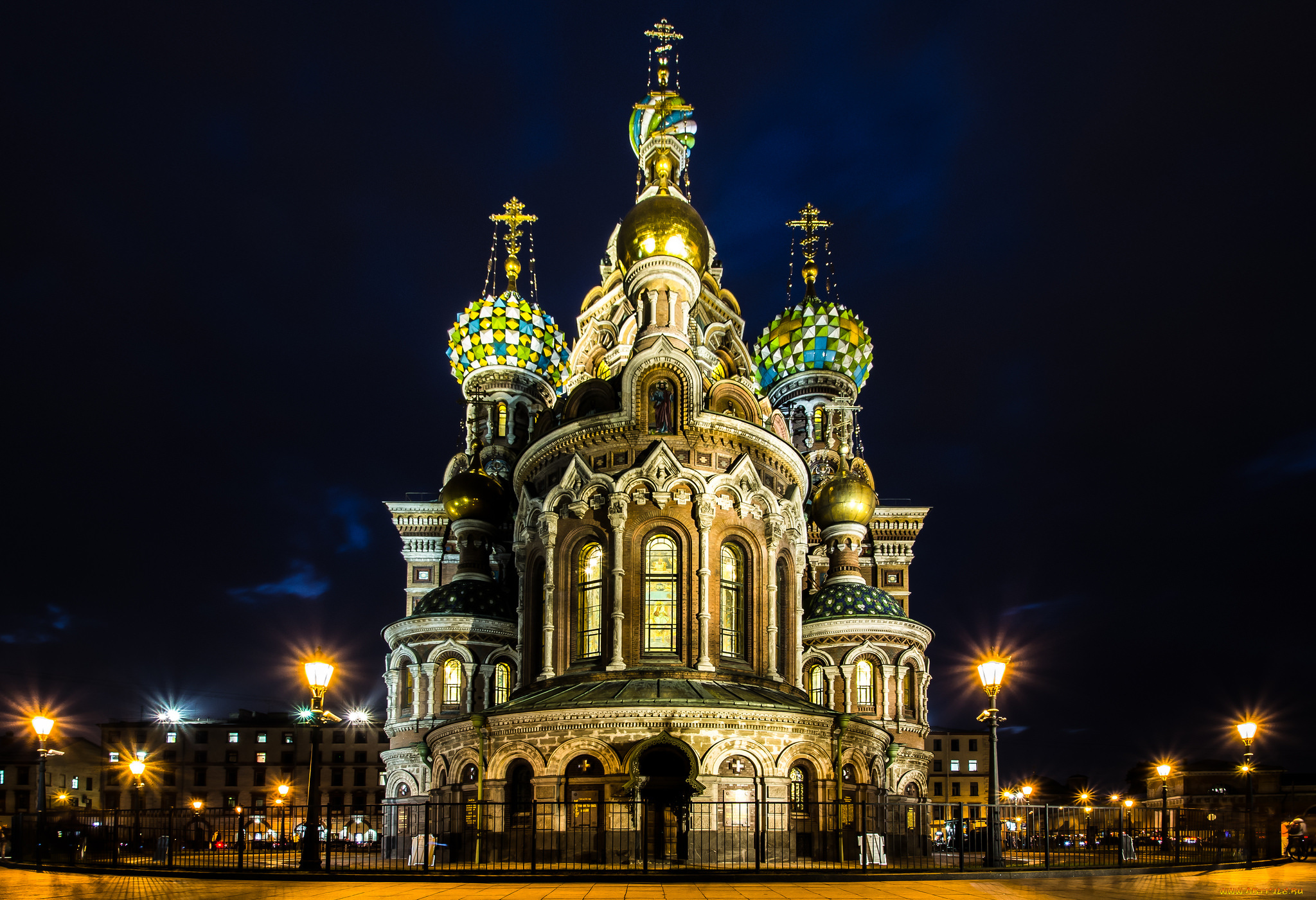 saint, petersburg, города, санкт-петербург, , петергоф, , россия, храм, площадь, ночь