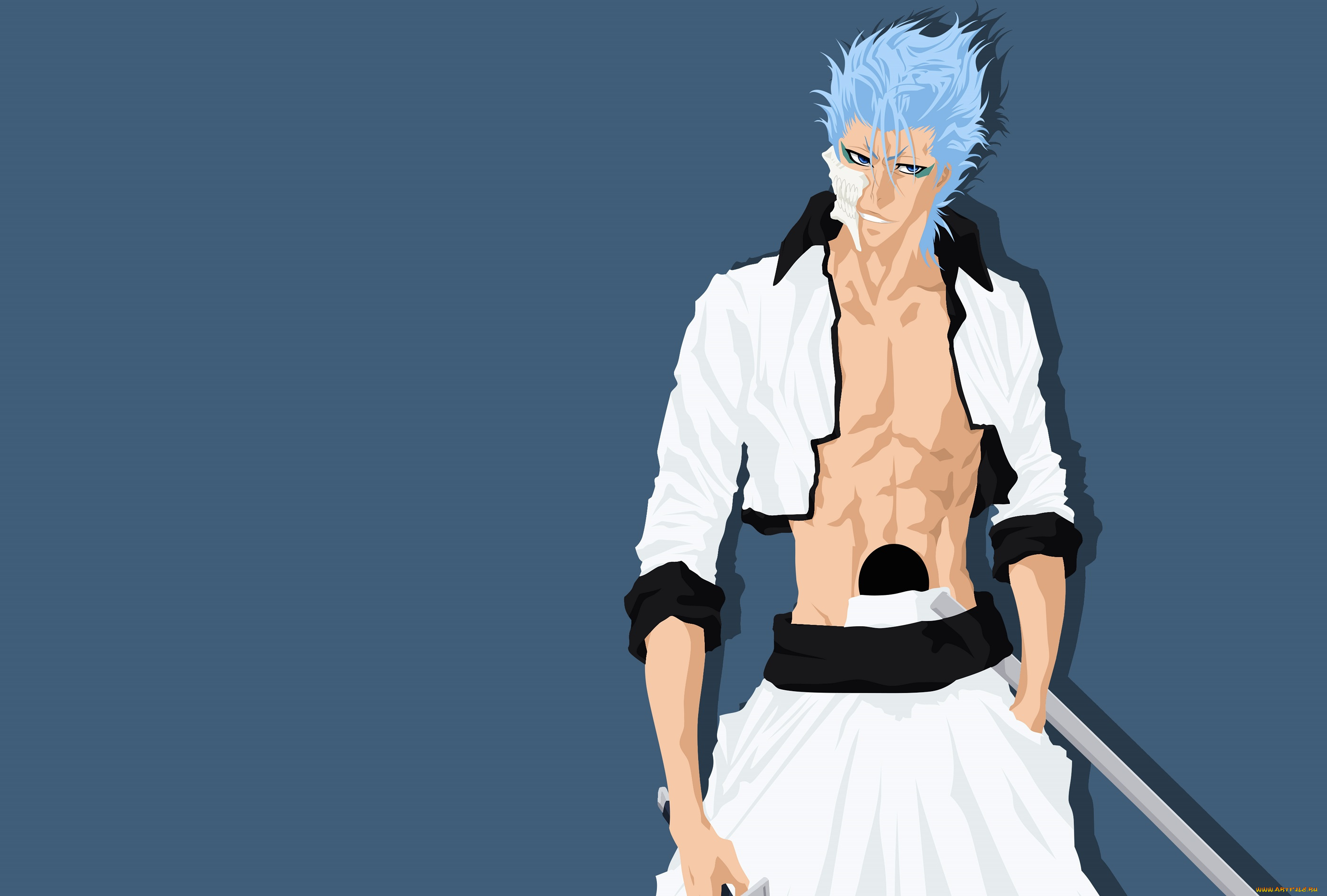 аниме, bleach, фон, гримджоу, 6, аранкар, блич