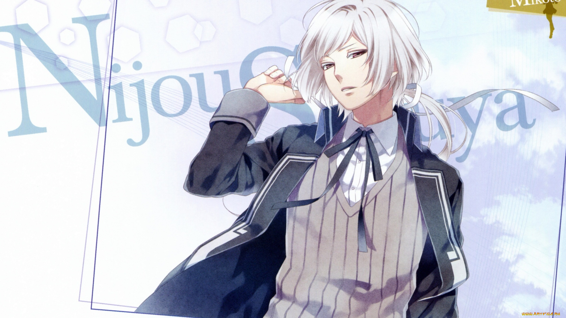 аниме, norn9, nijou, sakuya