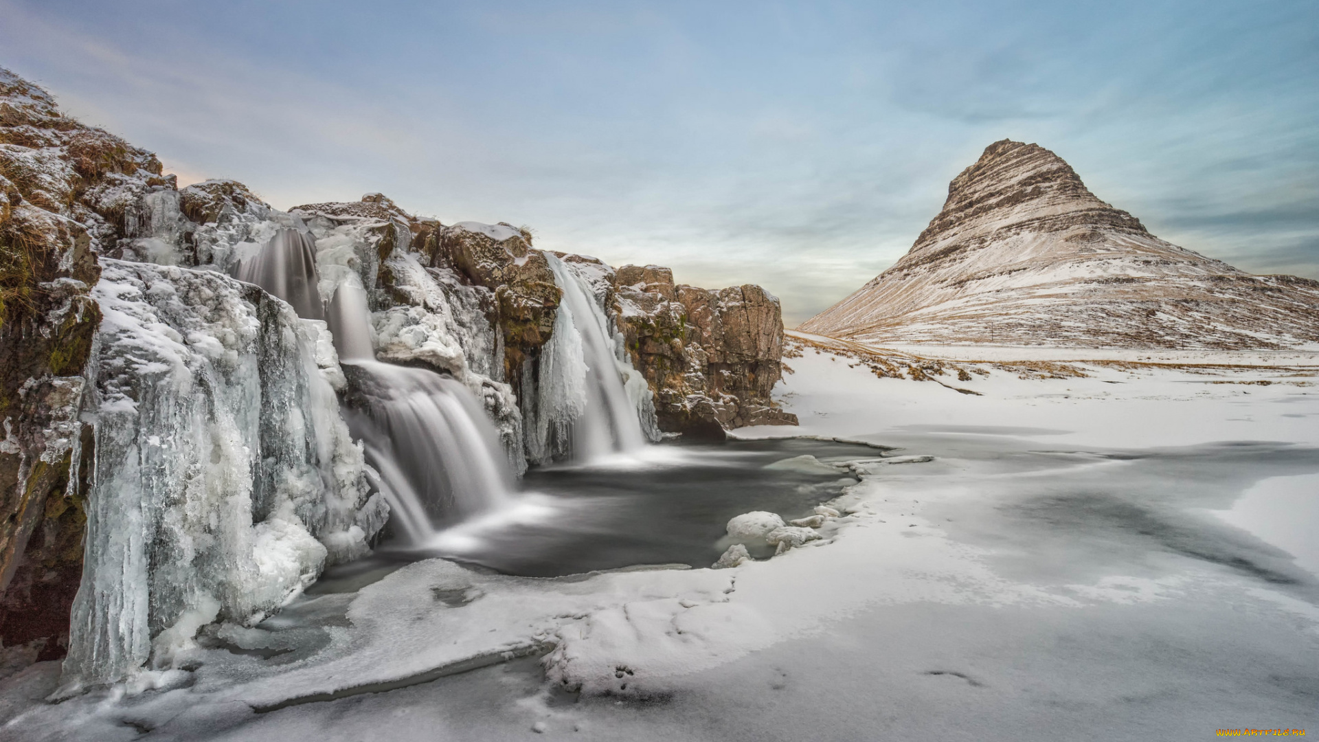 природа, водопады, севера