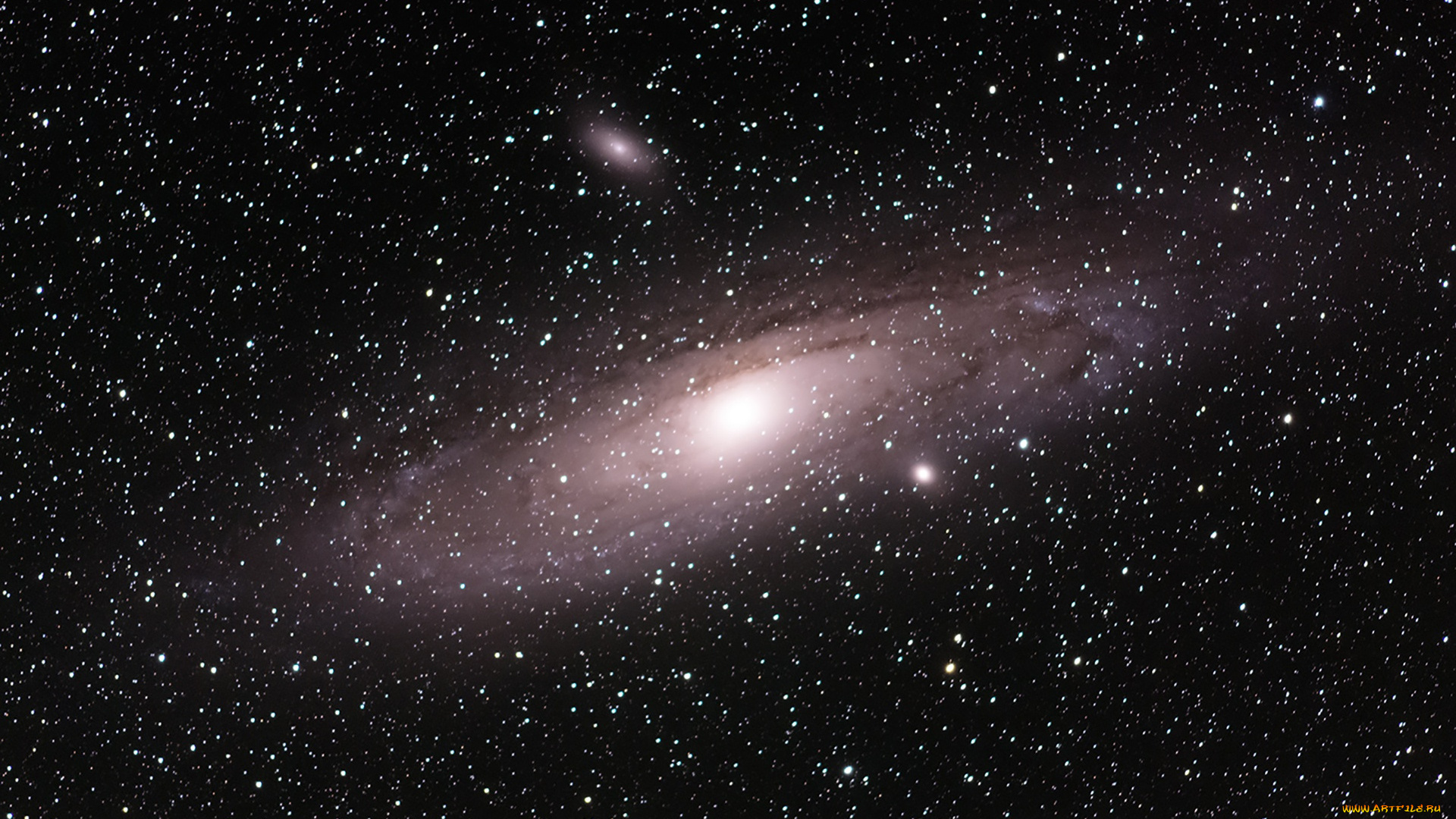 космос, галактики, туманности, m31, andromeda, galaxy, stars, space