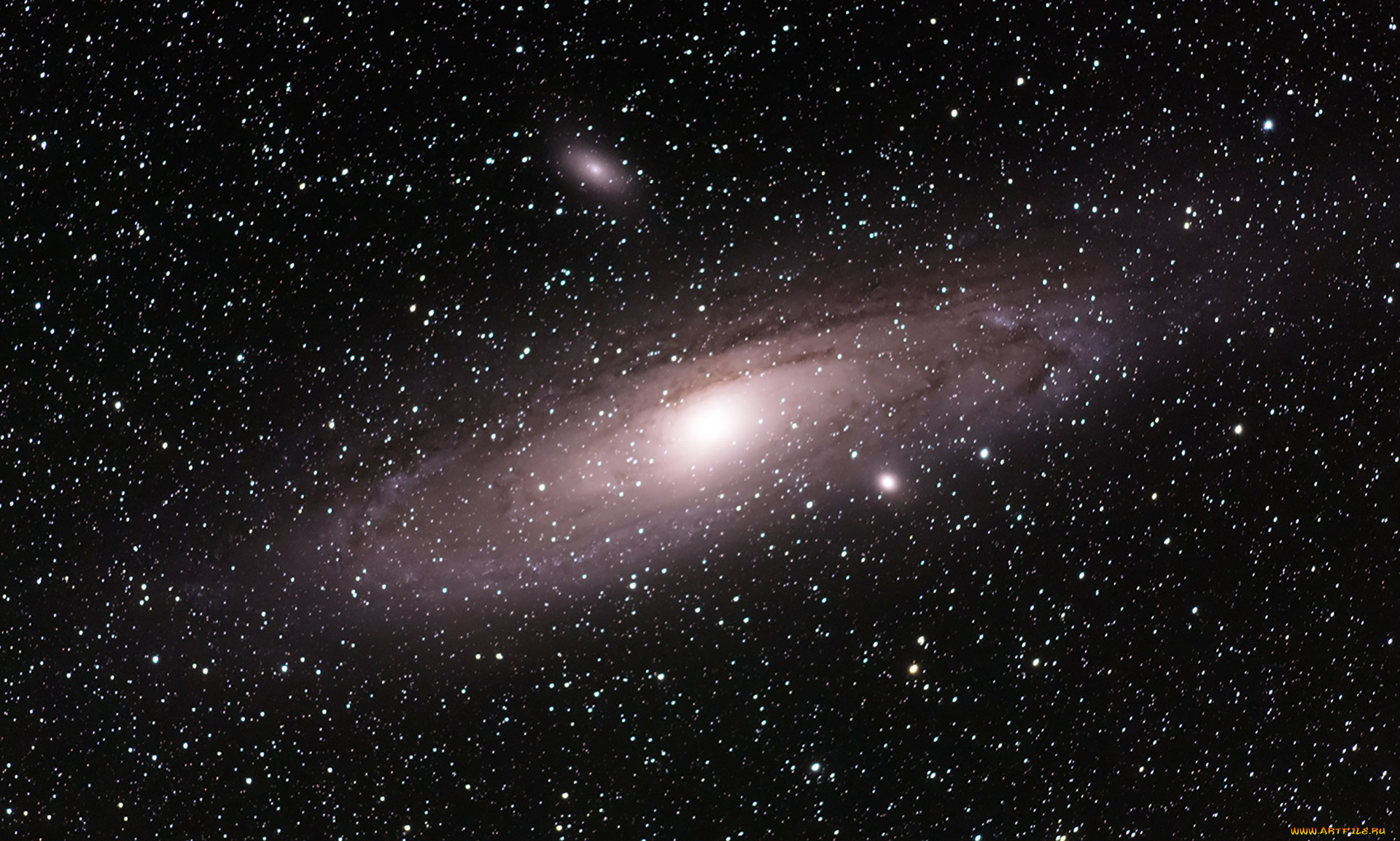 космос, галактики, туманности, m31, andromeda, galaxy, stars, space