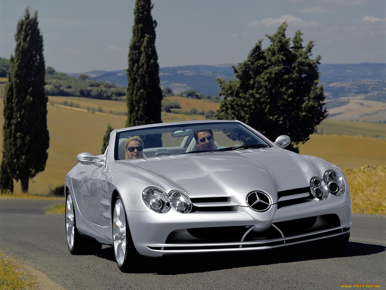 1999, mercedes, benz, vision, slr, roadster, автомобили