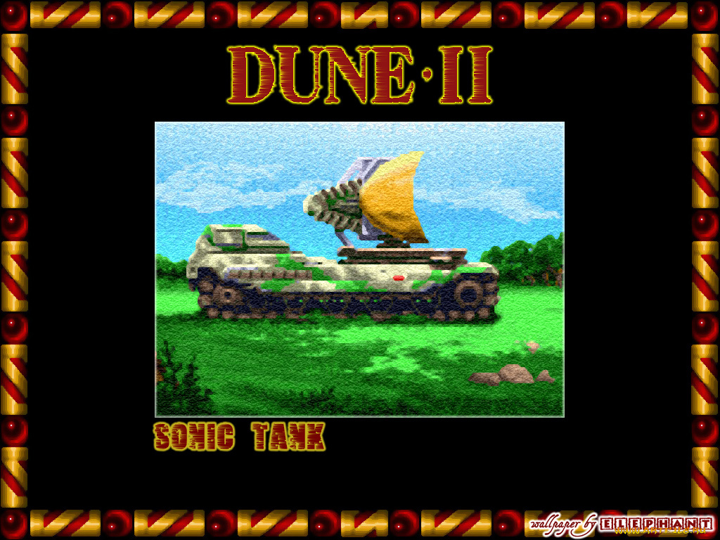 dune, ii, sonic, tank, видео, игры, the, building, of, dynasty