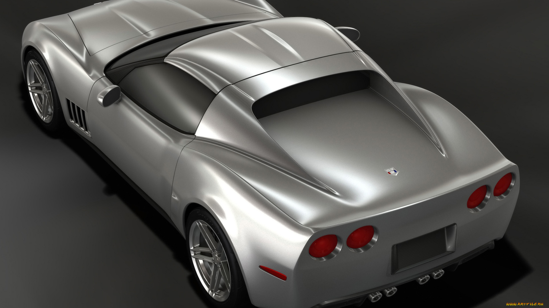 2009, c3r, retro, corvette, stingray, design, автомобили, 3д