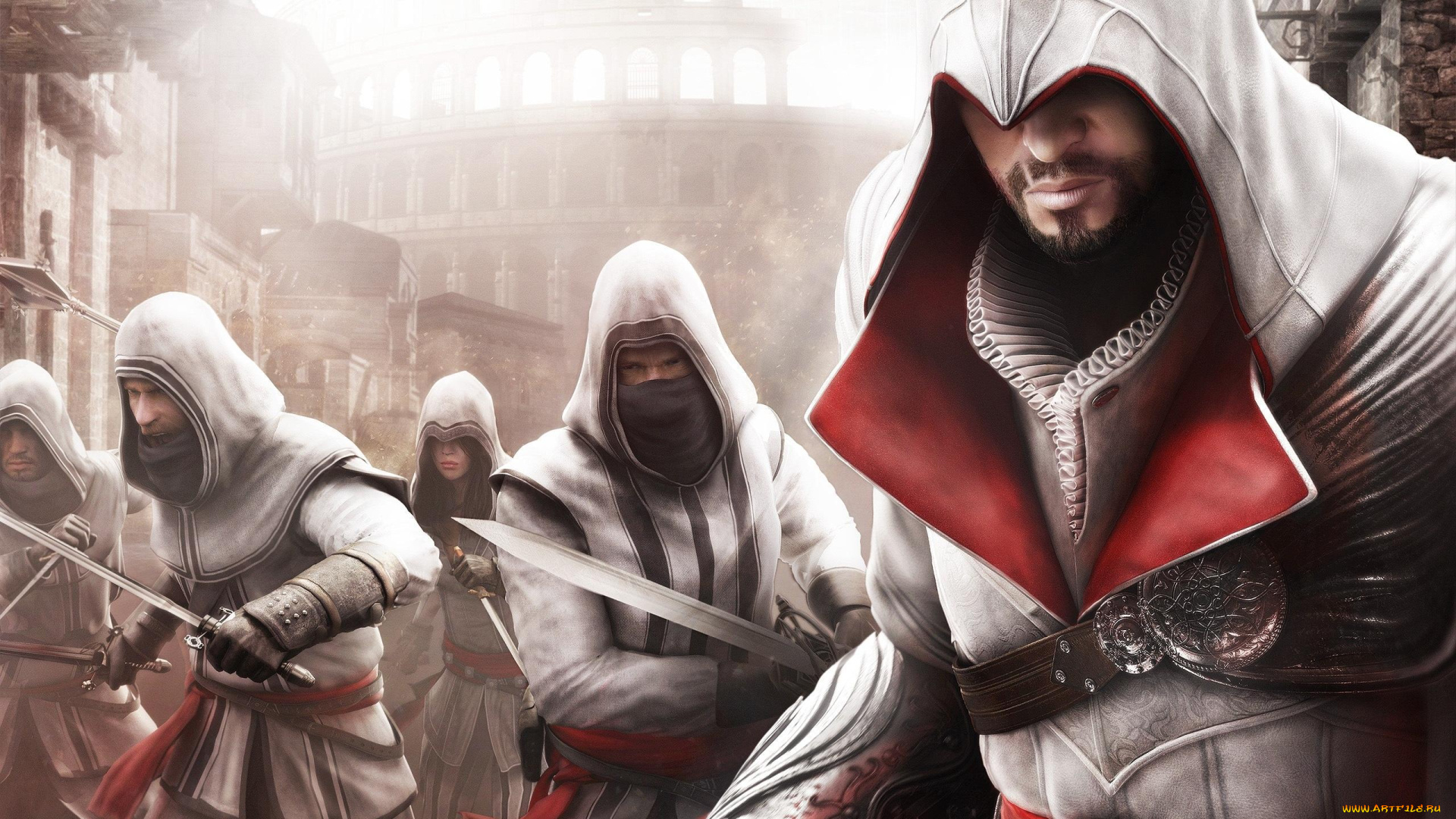 assassin`s, creed, brotherhood, видео, игры