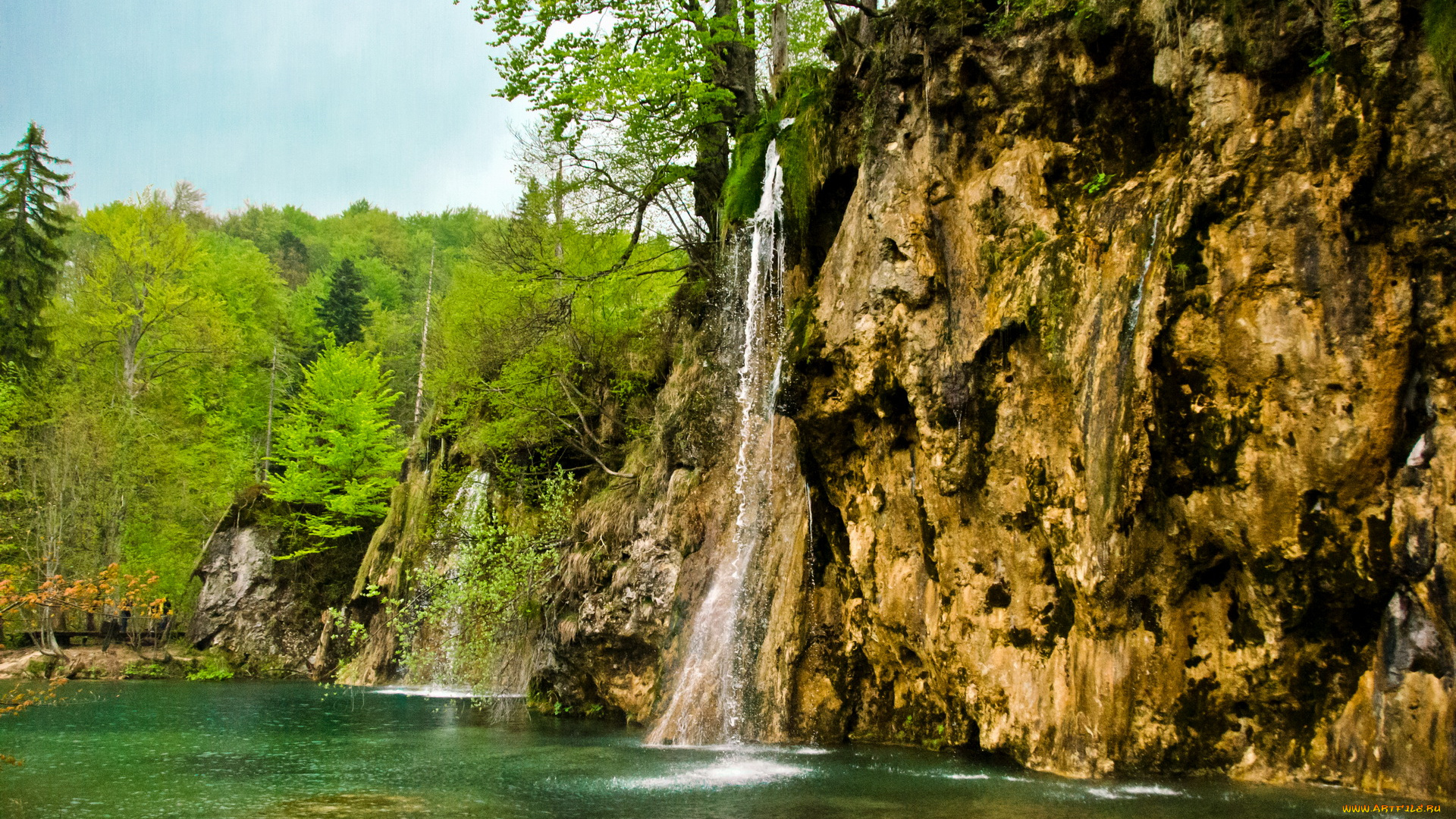 плитвицкие, озера, хорватия, природа, водопады, водопад