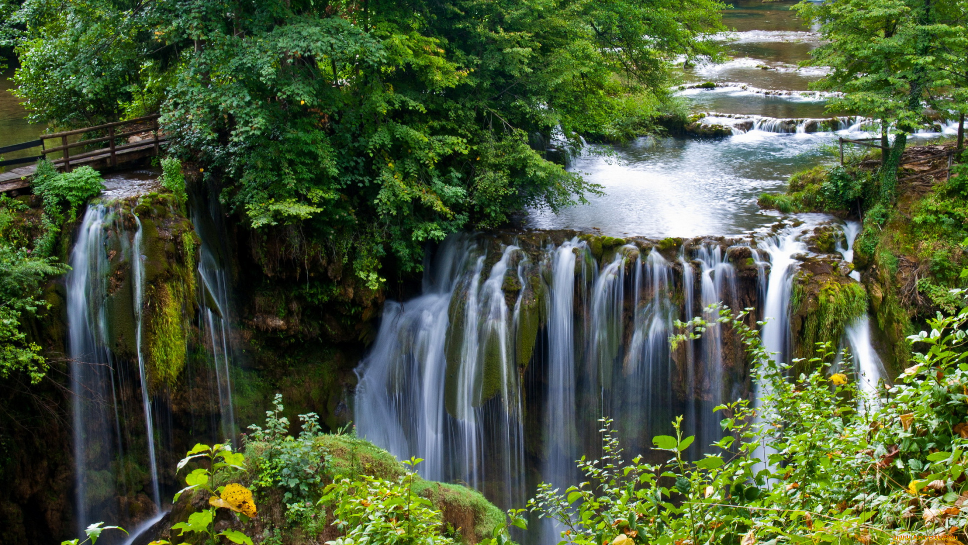 rastoke, waterfall, хорватия, природа, водопады, водопад, лес