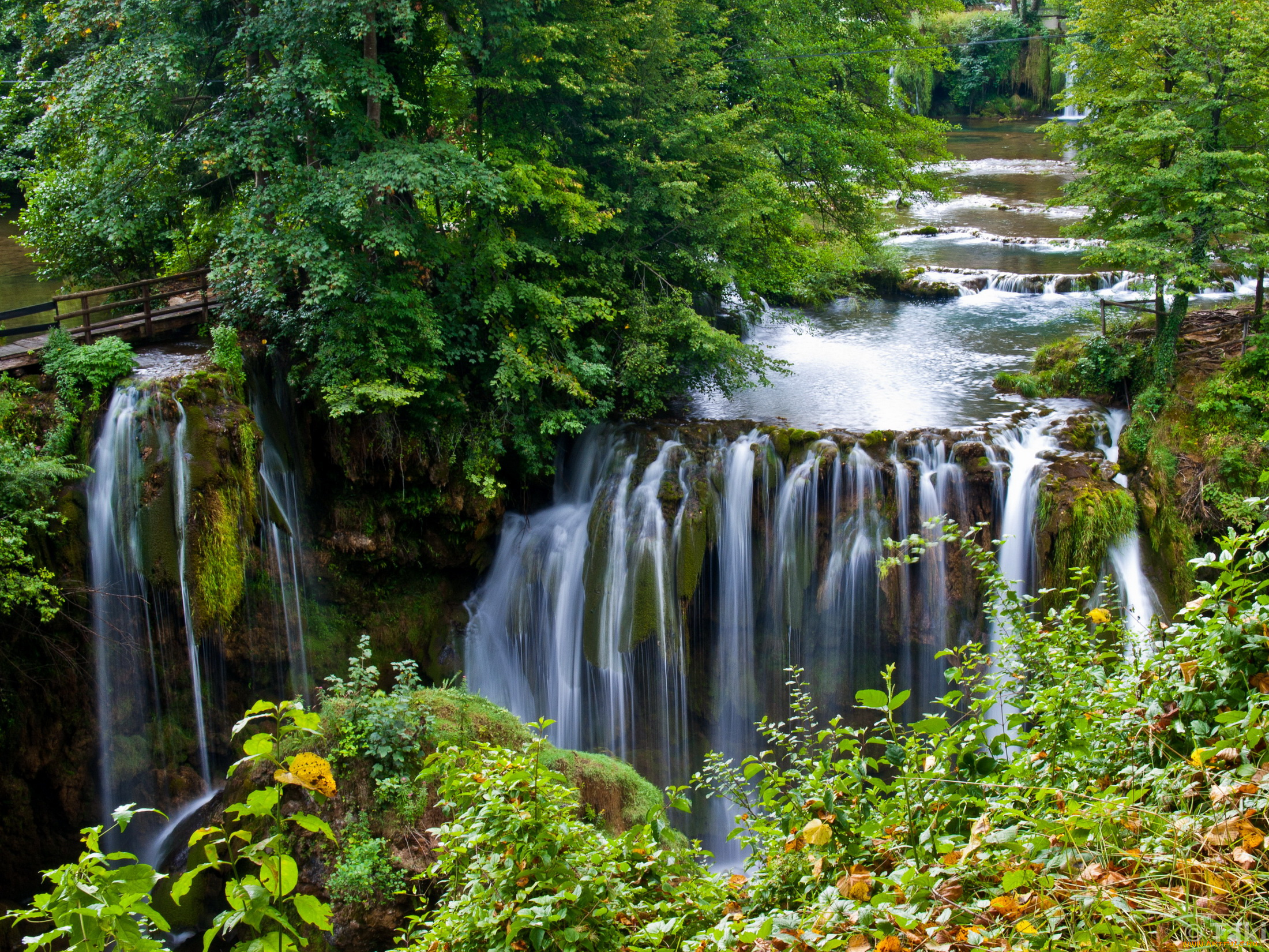 rastoke, waterfall, хорватия, природа, водопады, водопад, лес