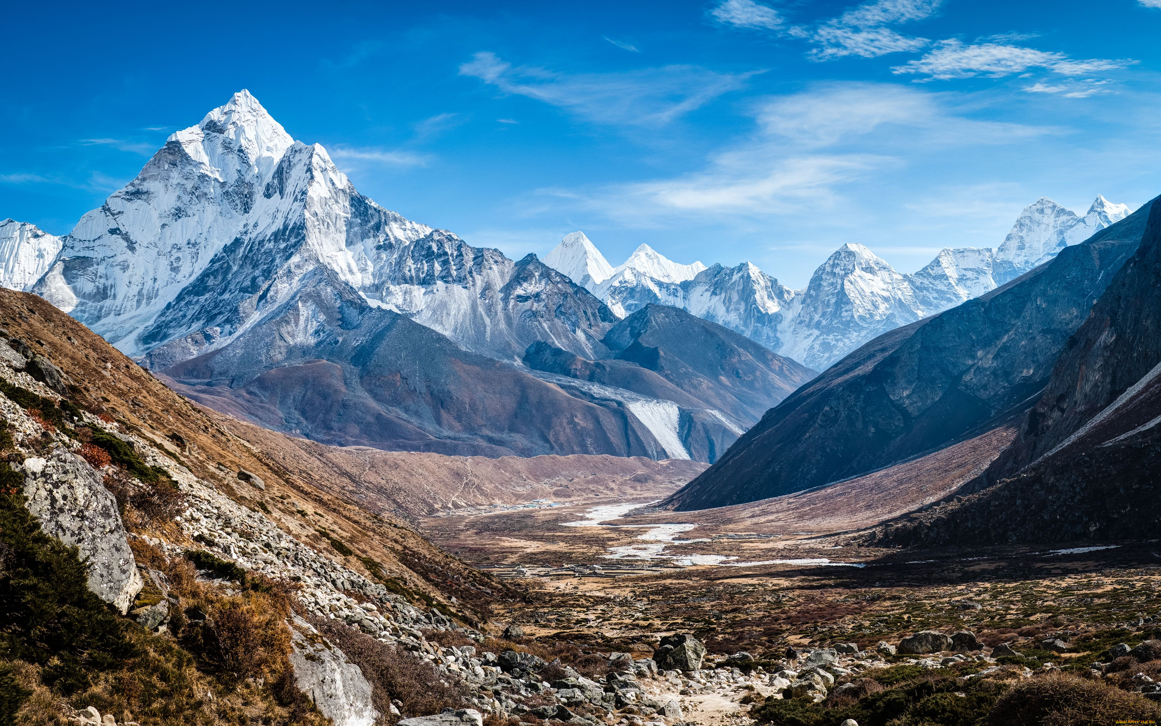 mount, ama, dablam, in, himalaya, mountains, nepal, природа, горы, гималаи, himalayas, непал, вершины