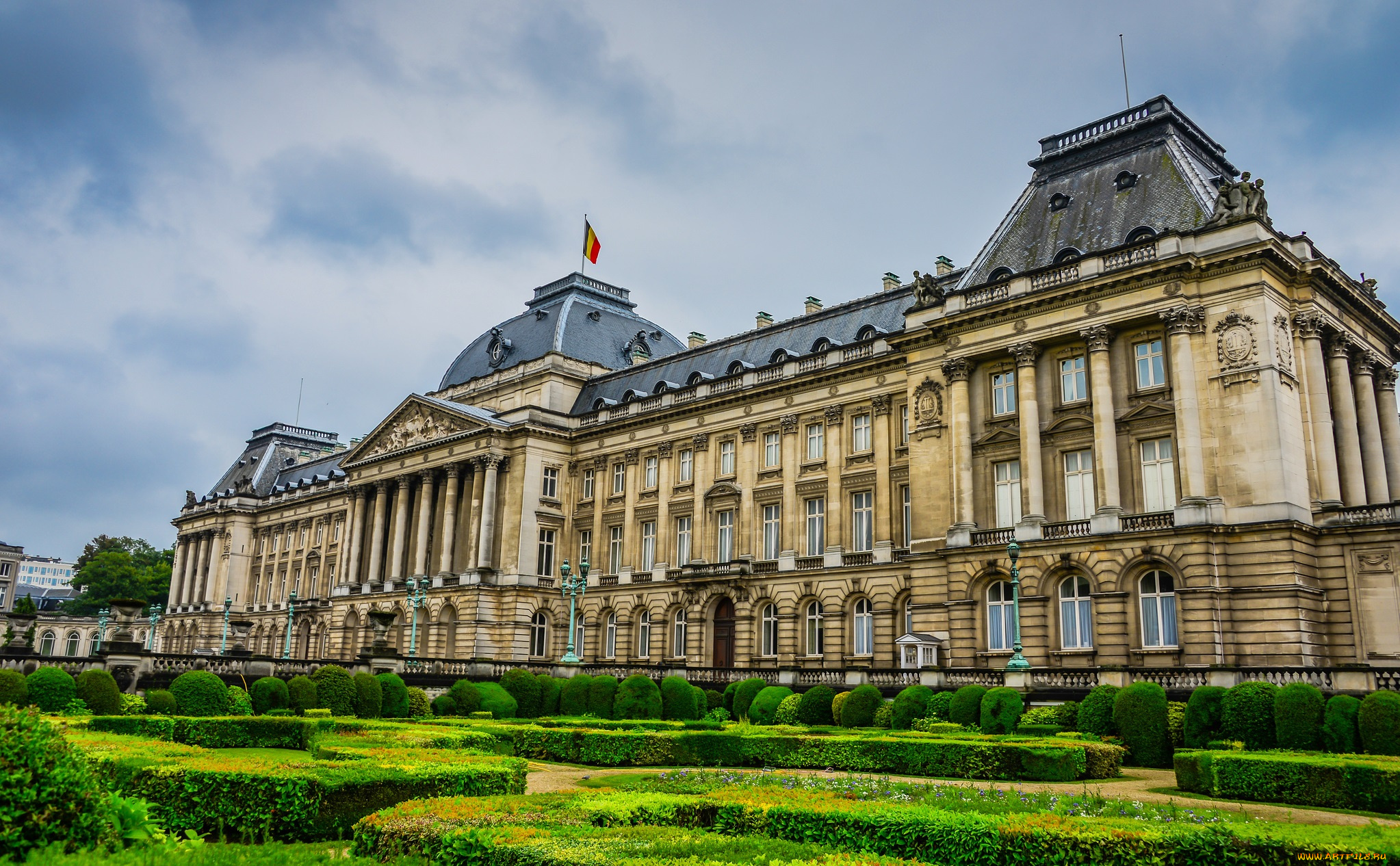 belgian, royal, palace, of, brussels, belgium, города, брюссель, бельгия, королевский, дворец, парк