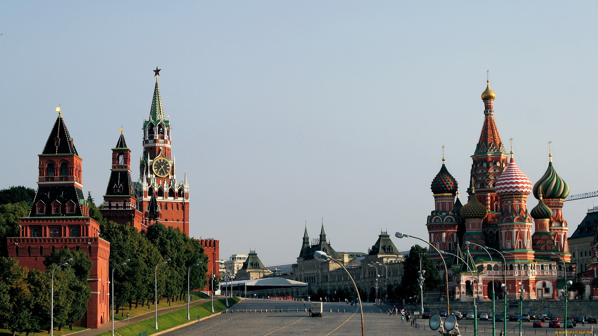 города, москва, россия, кремль, собор, площадь