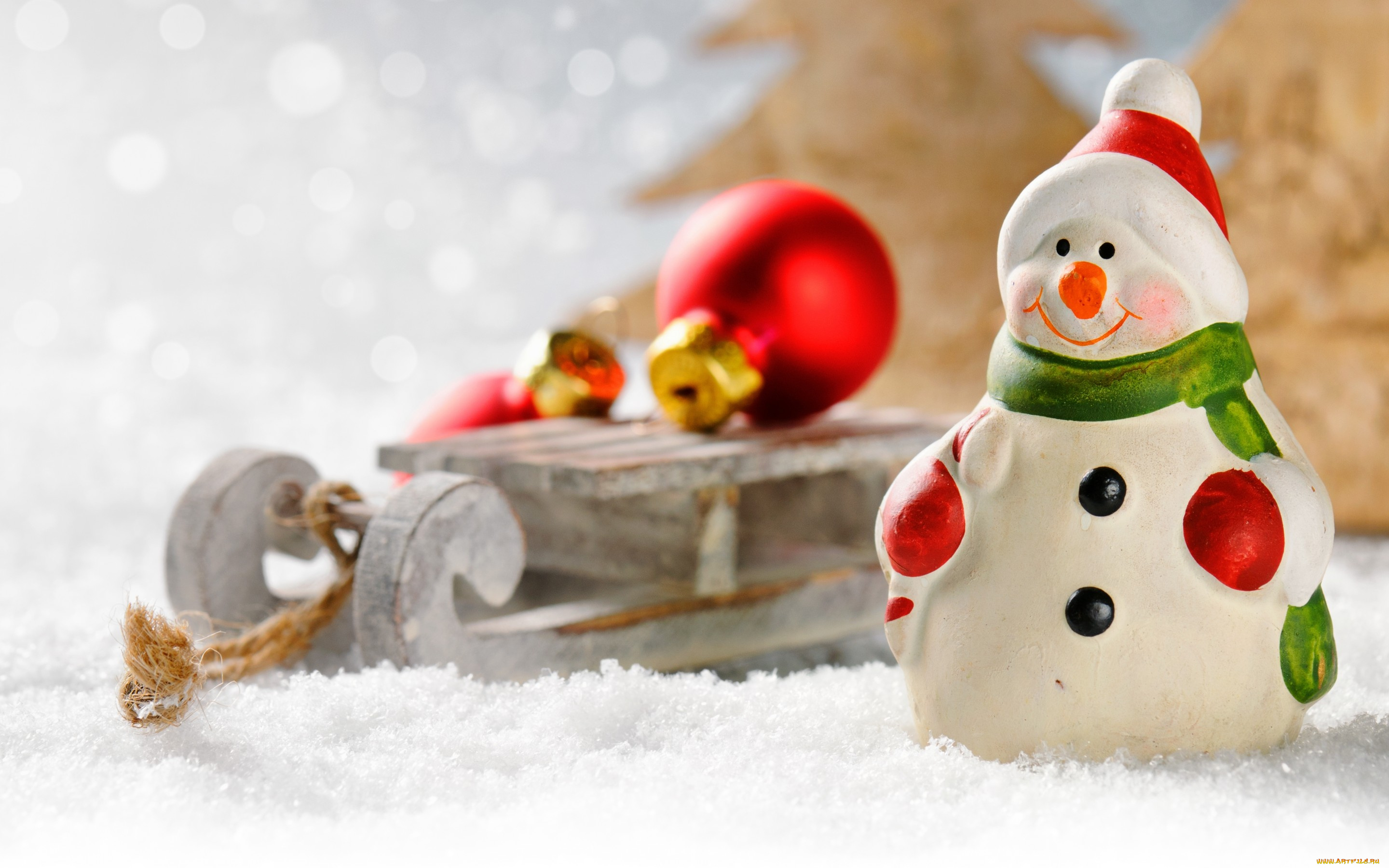 праздничные, снеговики, merry, christmas, decoration, balls, новый, год, рождество, украшения, шары, снег, снеговик, зима
