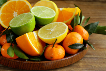 Картинка еда цитрусы фрукты лимоны апельсины мандарины