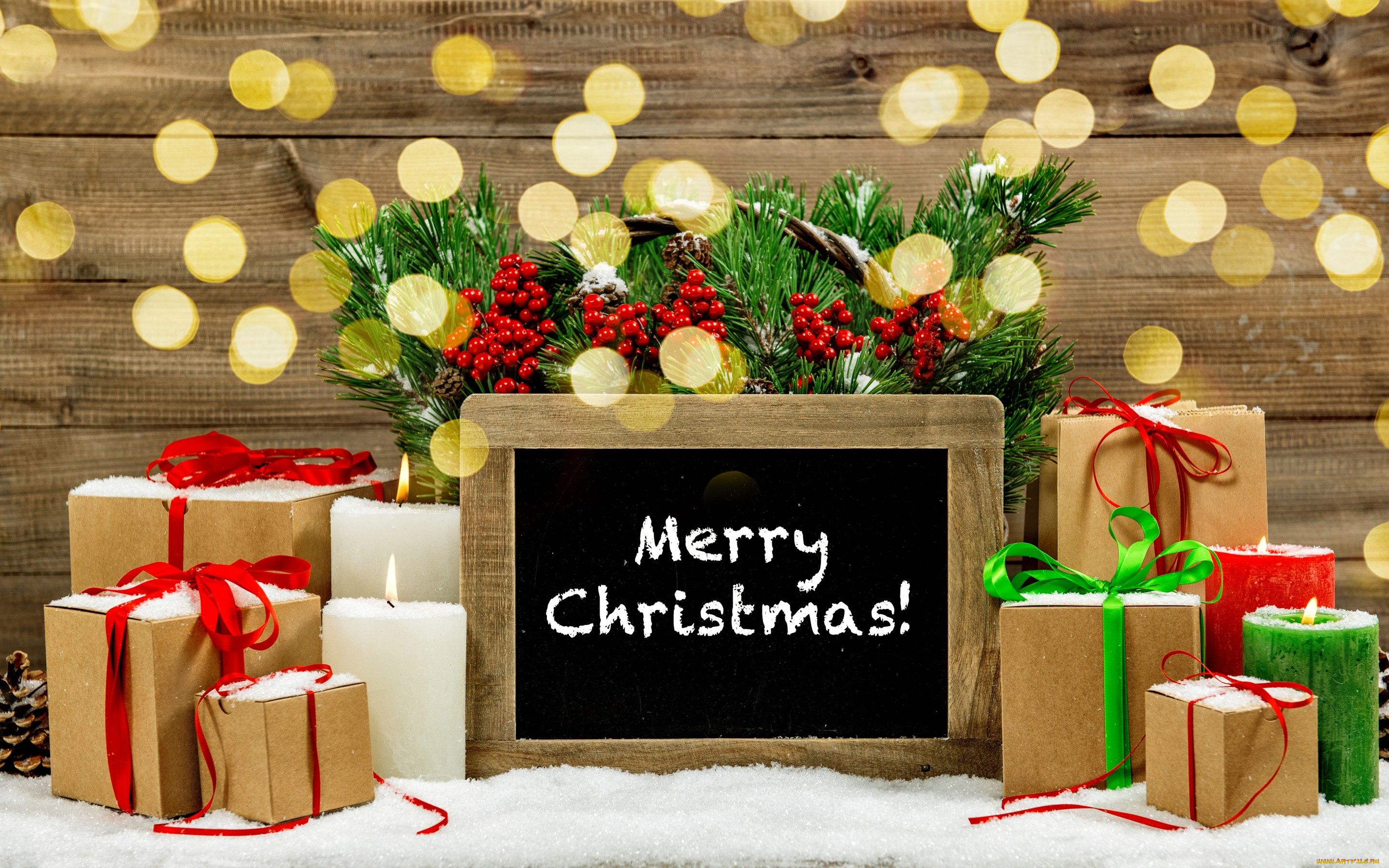 праздничные, подарки, и, коробочки, снег, украшения, новый, год, рождество, gifts, подарки, свечи, decoration, xmas, merry, christmas