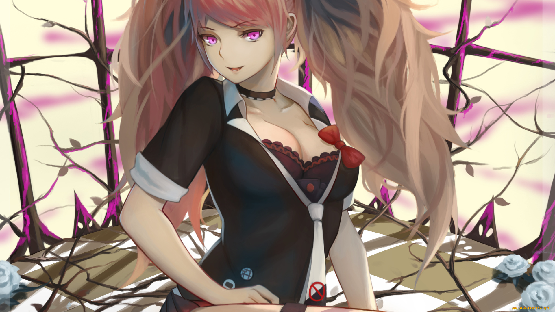 аниме, danganronpa, enoshima, <b>junko</b>.