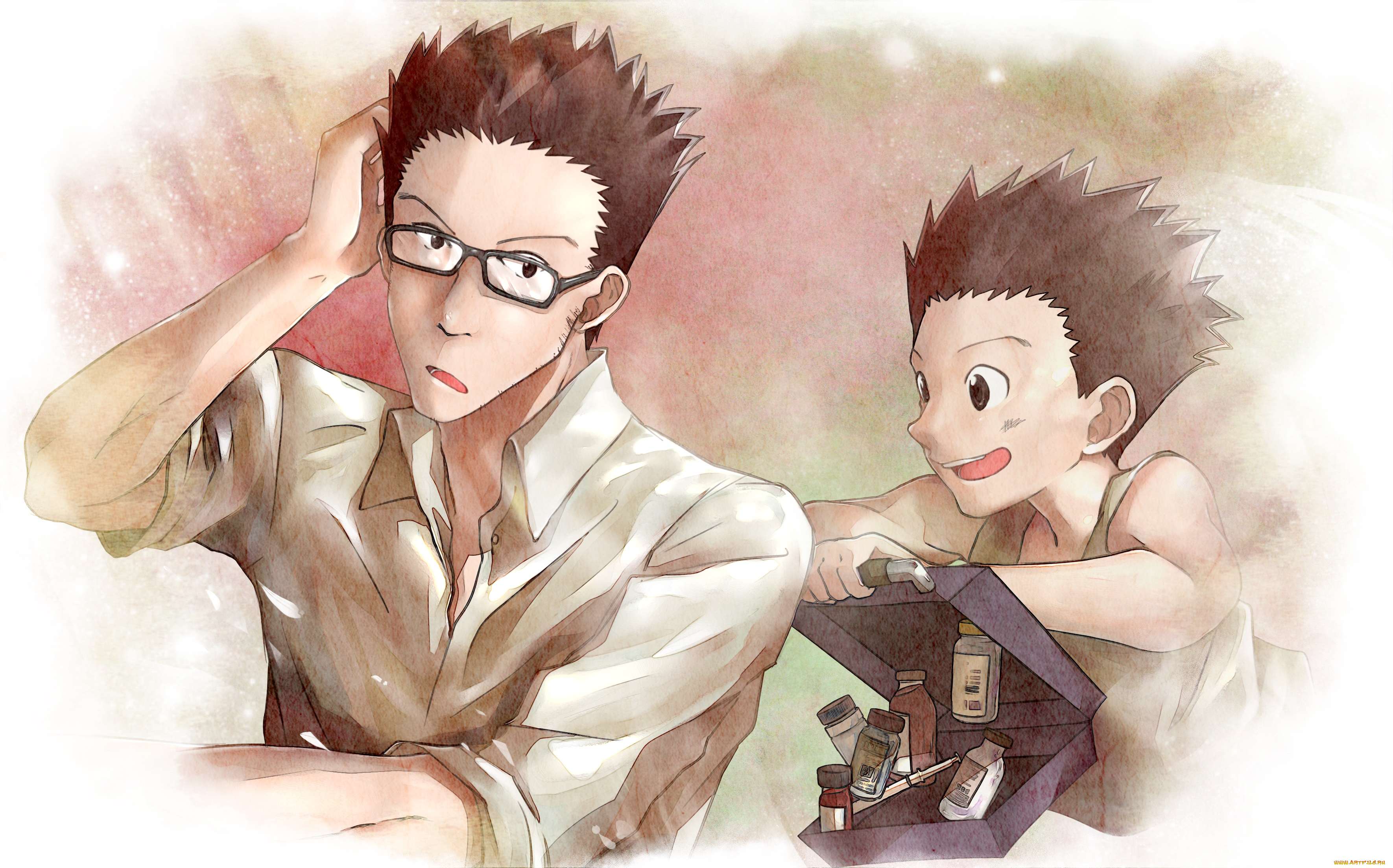 аниме, hunter, x, hunter, leorio, paladiknight