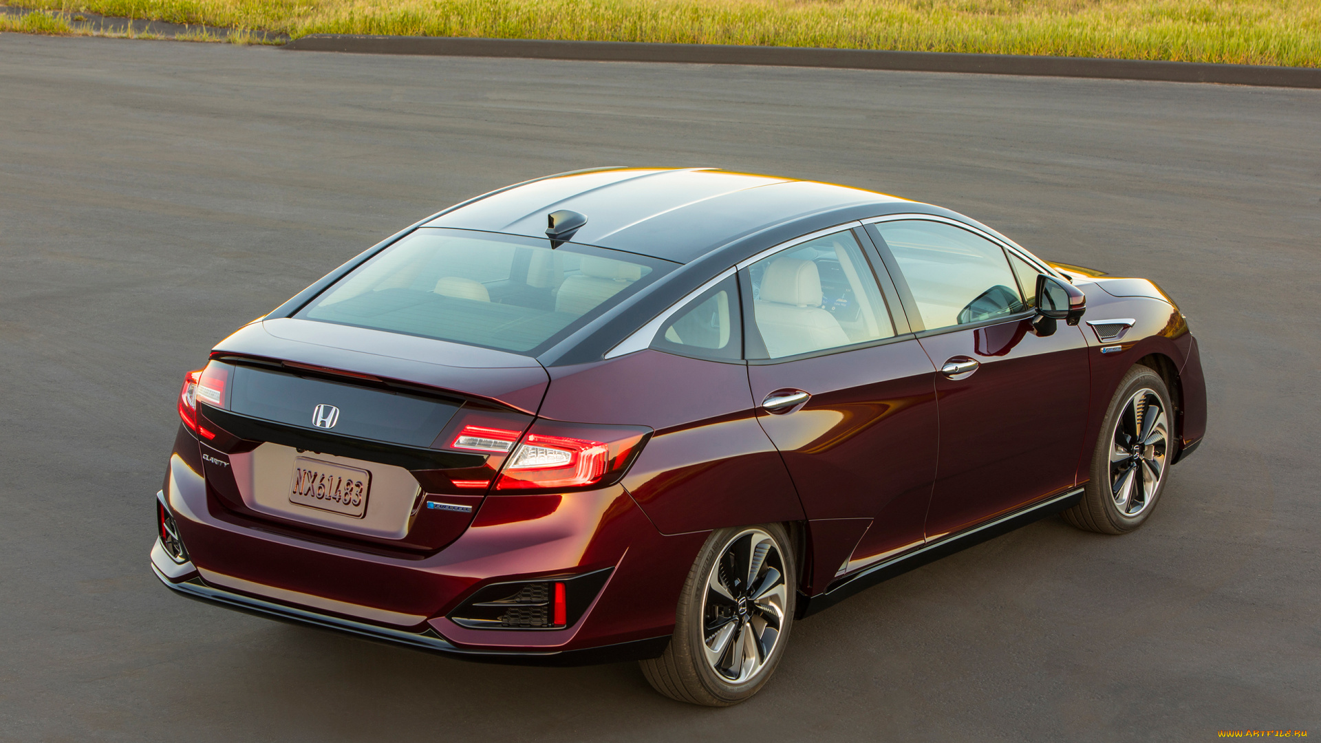 honda, fcx, clarity, 2010, автомобили, honda, бардовая, вишнёвая, clarity, 2010, fcx