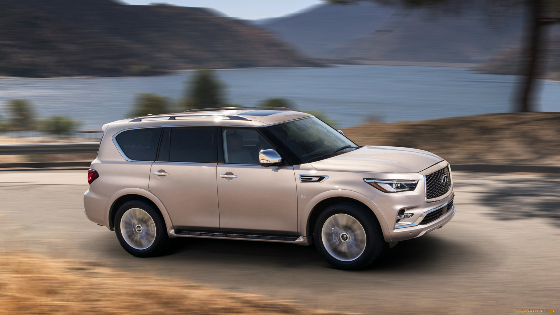 infiniti, qx80, 2018, автомобили, infiniti, qx80, 2018, внедорожник