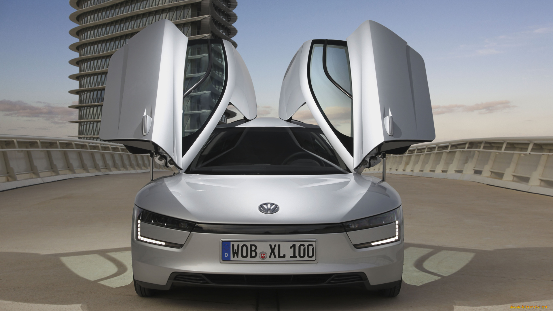 volkswagen, xl1, 2014, автомобили, volkswagen, xl1, 2014, серебристый, металлик