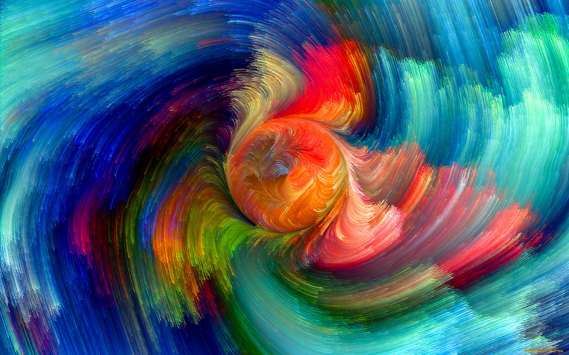 3д, графика, абстракция, , abstract, colors, splash, painting, rainbow, colorful