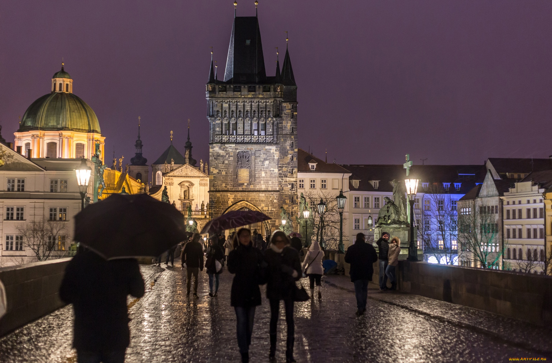 города, прага, , Чехия, charles, bridge