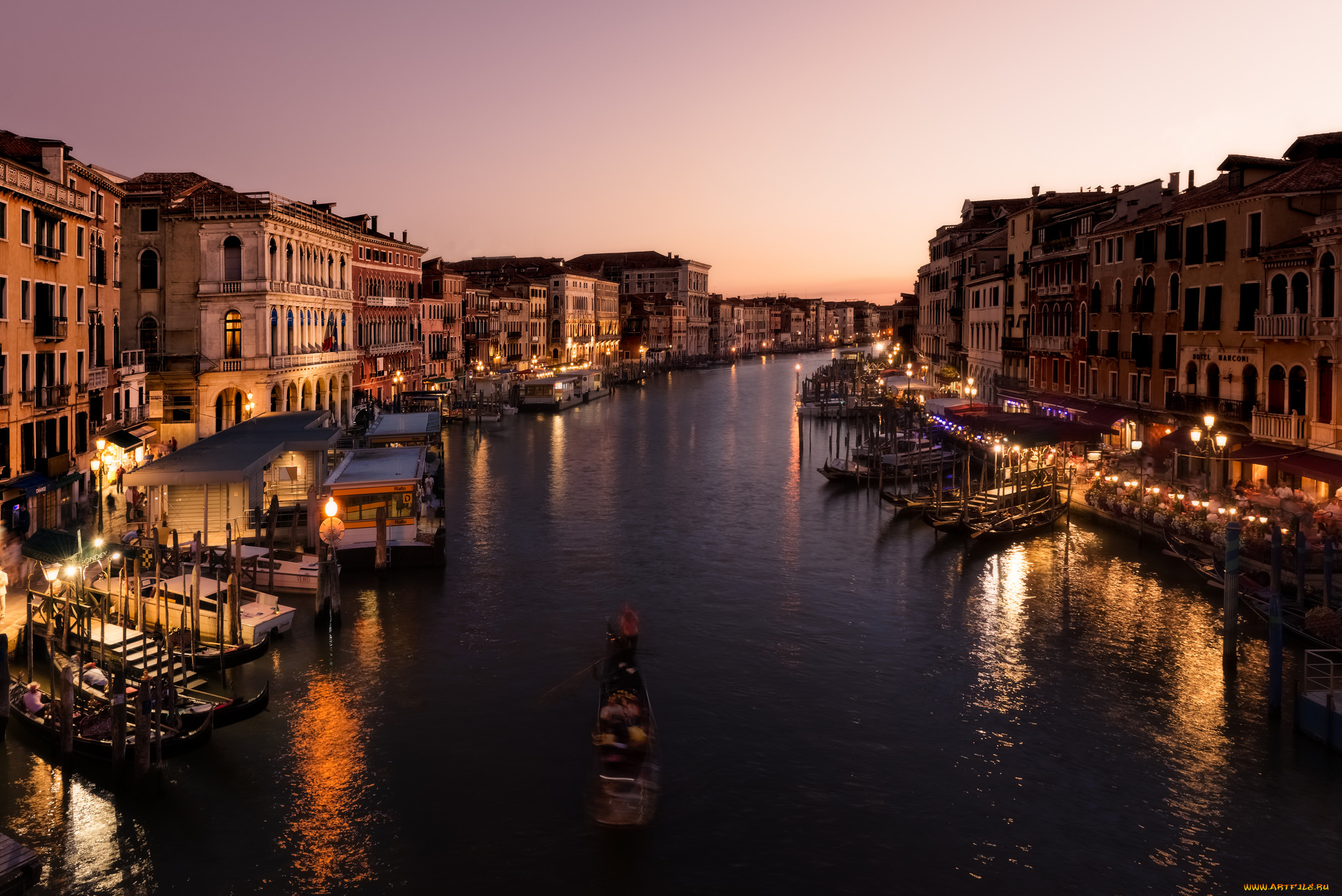 grand, canale, города, венеция, , италия, канал