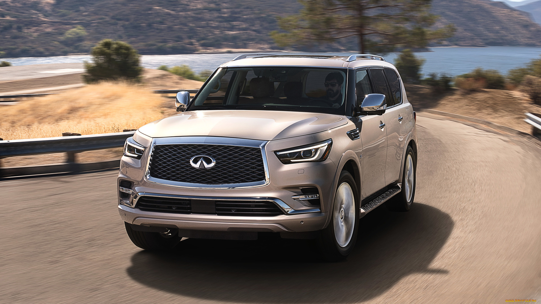 infiniti, qx80, 2018, автомобили, infiniti, qx80, 2018, внедорожник