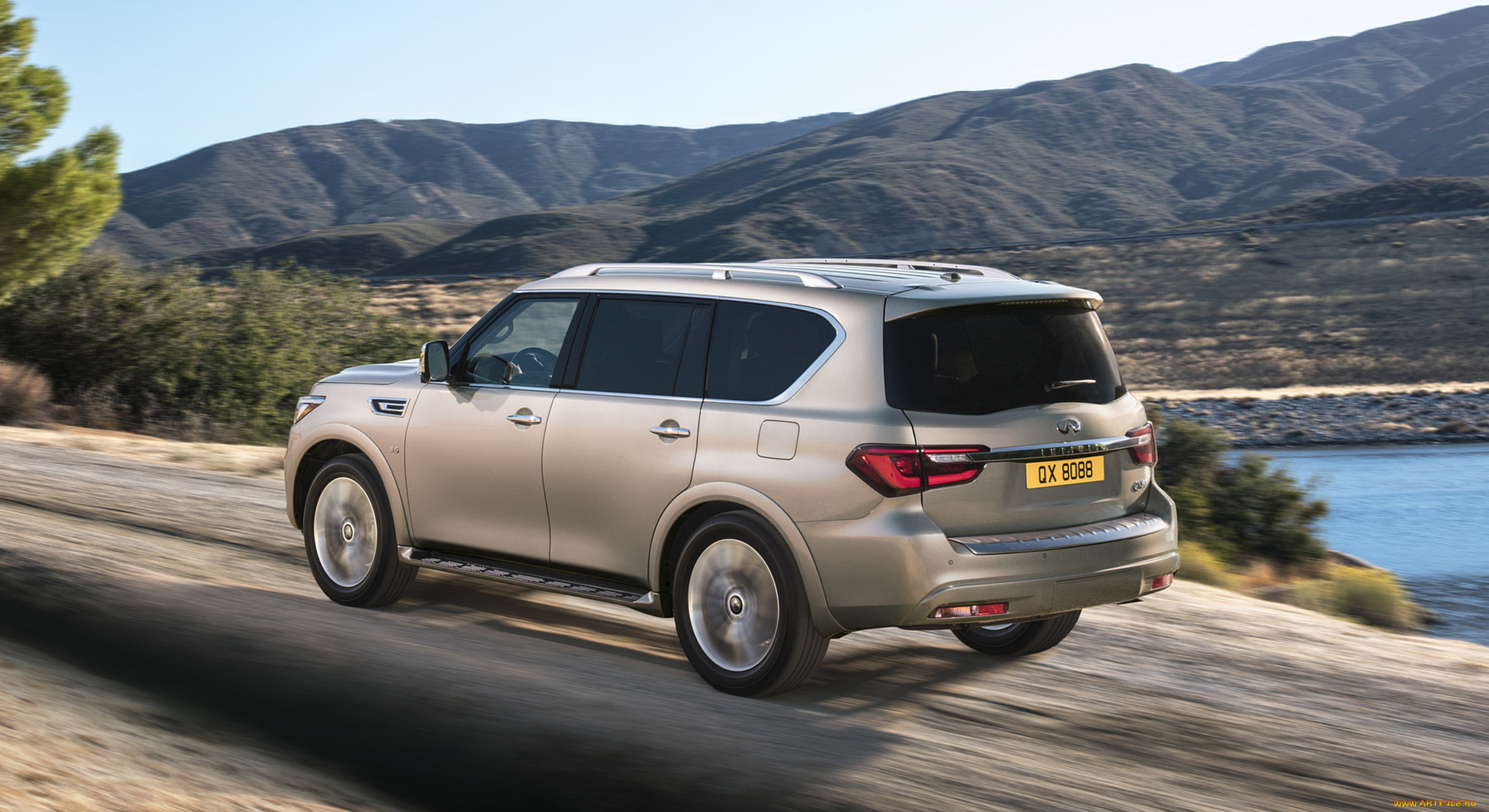 infiniti, qx80, 2018, автомобили, infiniti, qx80, 2018, внедорожник