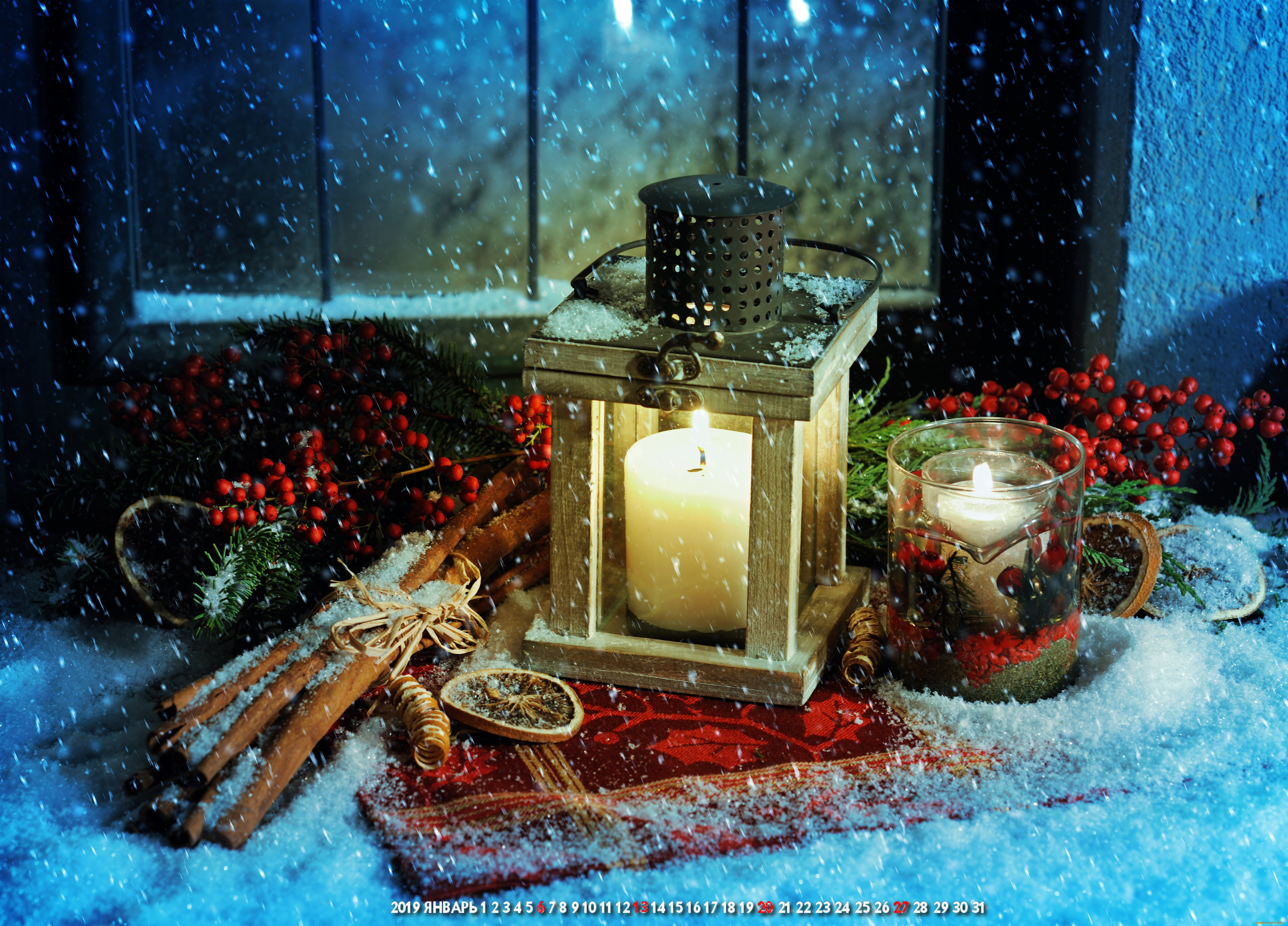 календари, праздники, , салюты, свеча, фонарь, снег