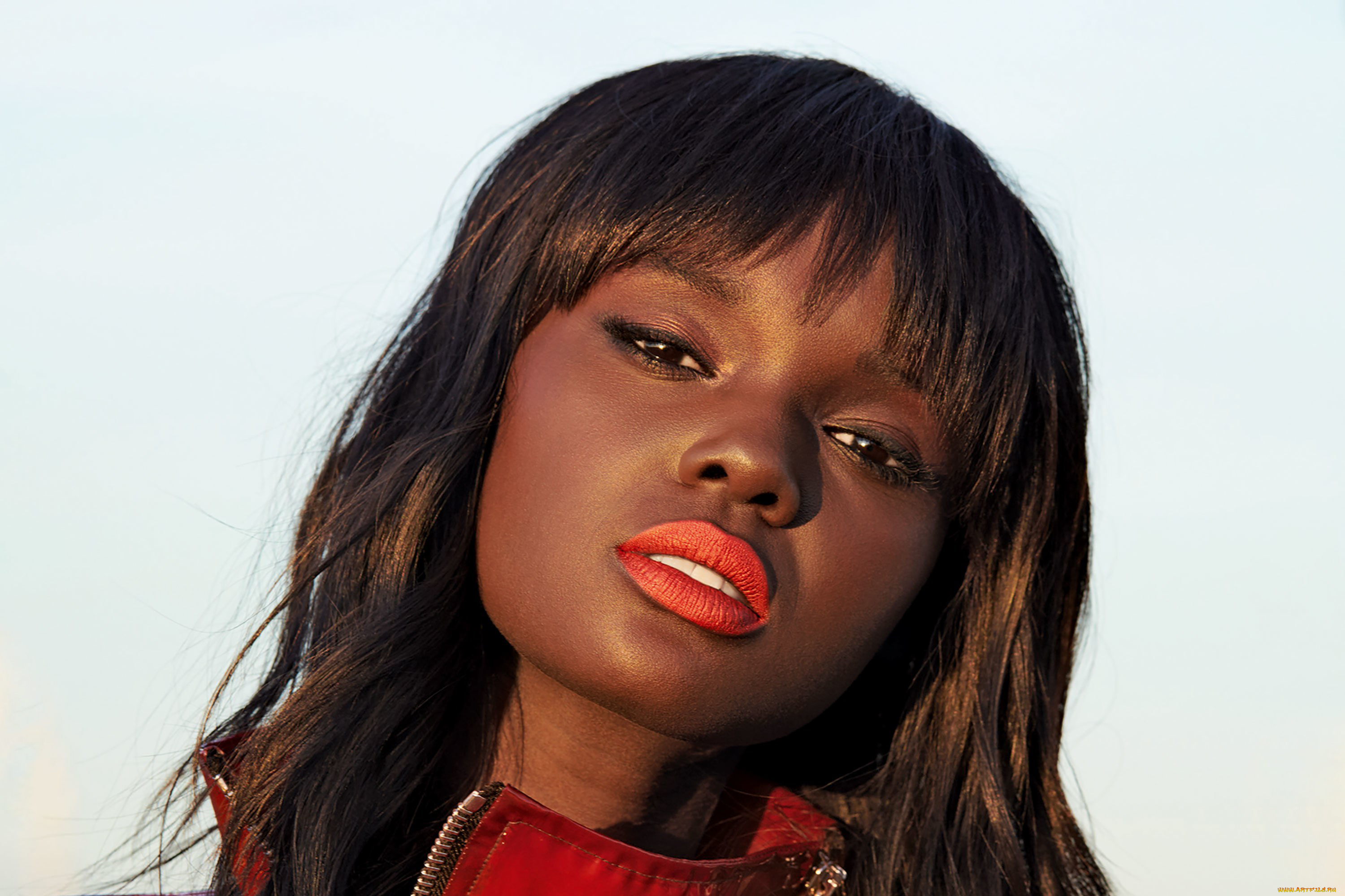 duckie, thot, девушки, -unsort, , лица, , портреты, портрет, модель, девушка, duckie, thot, взгляд, макияж, лицо, мулатка, темнокожая, чернокожая