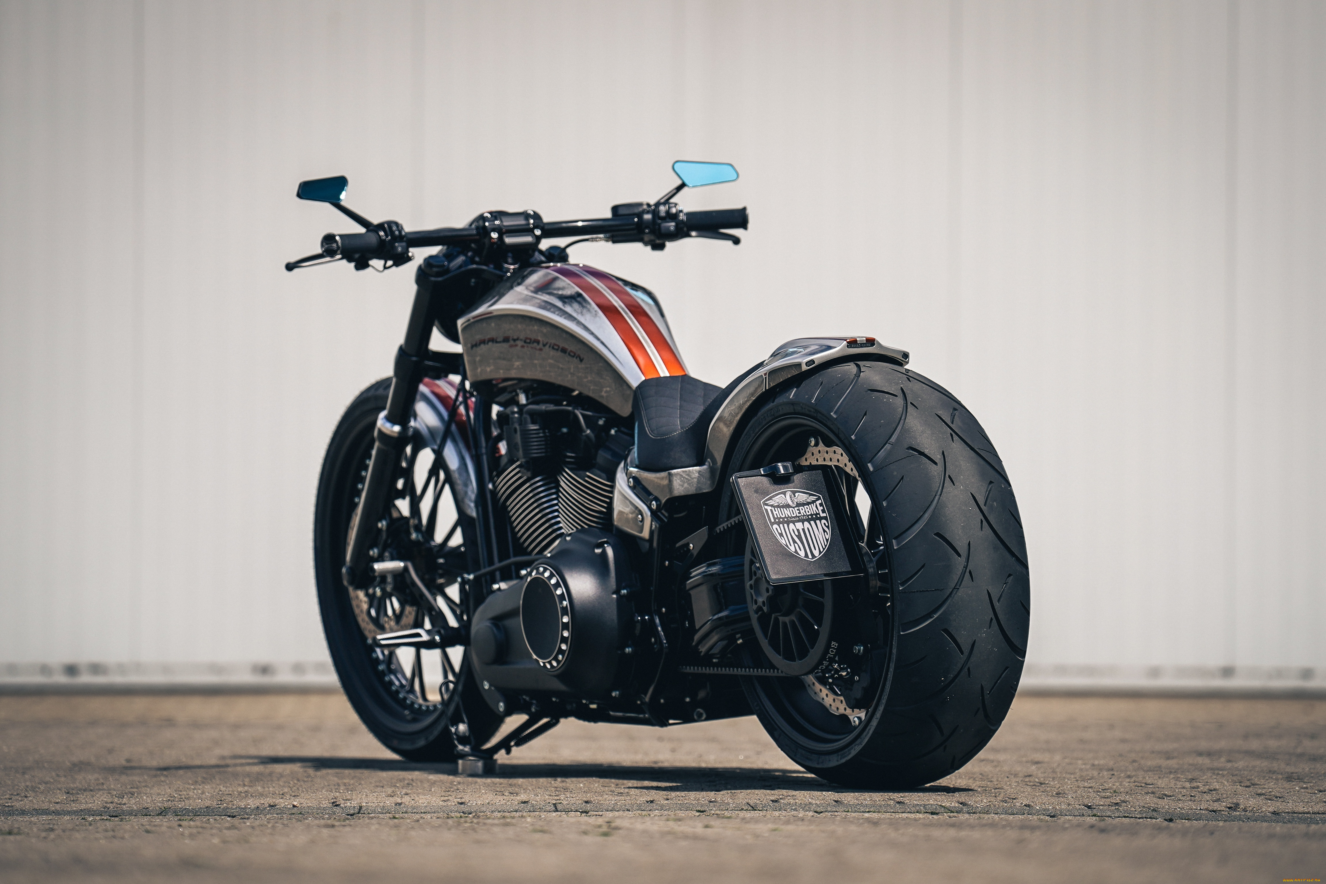 harley, мотоциклы, harley-davidson, custom, thunderbike, мотоцикл, байк