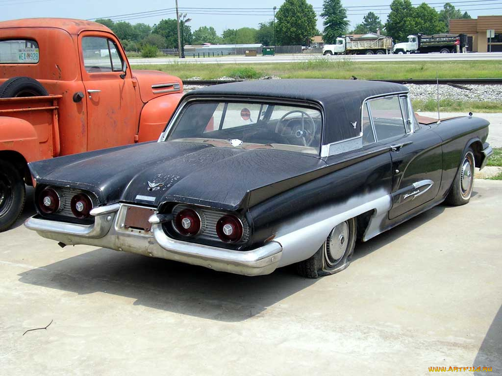 ford, thunderbird, автомобили